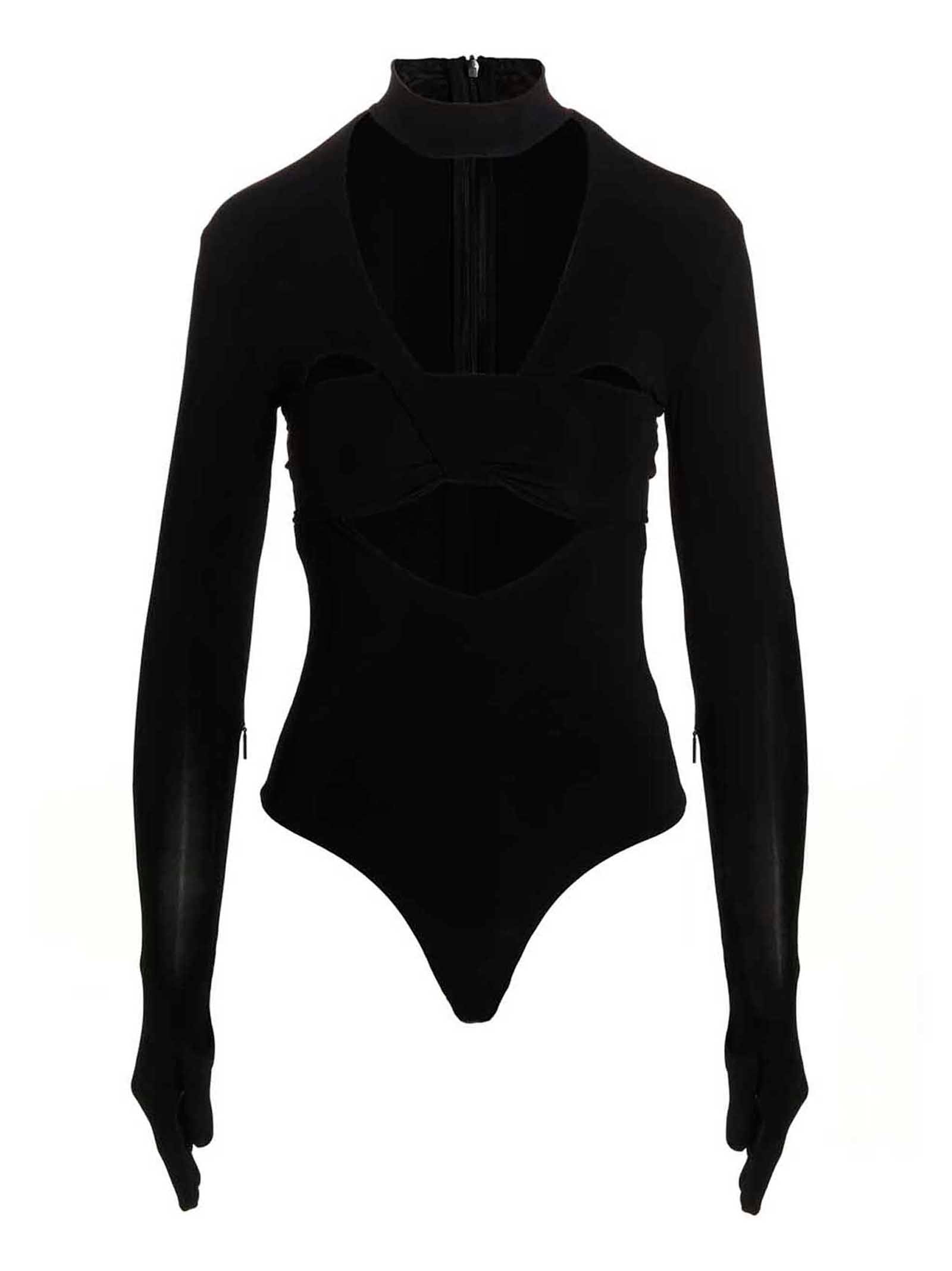 Ambush Black Viscose Women's Bodysuit