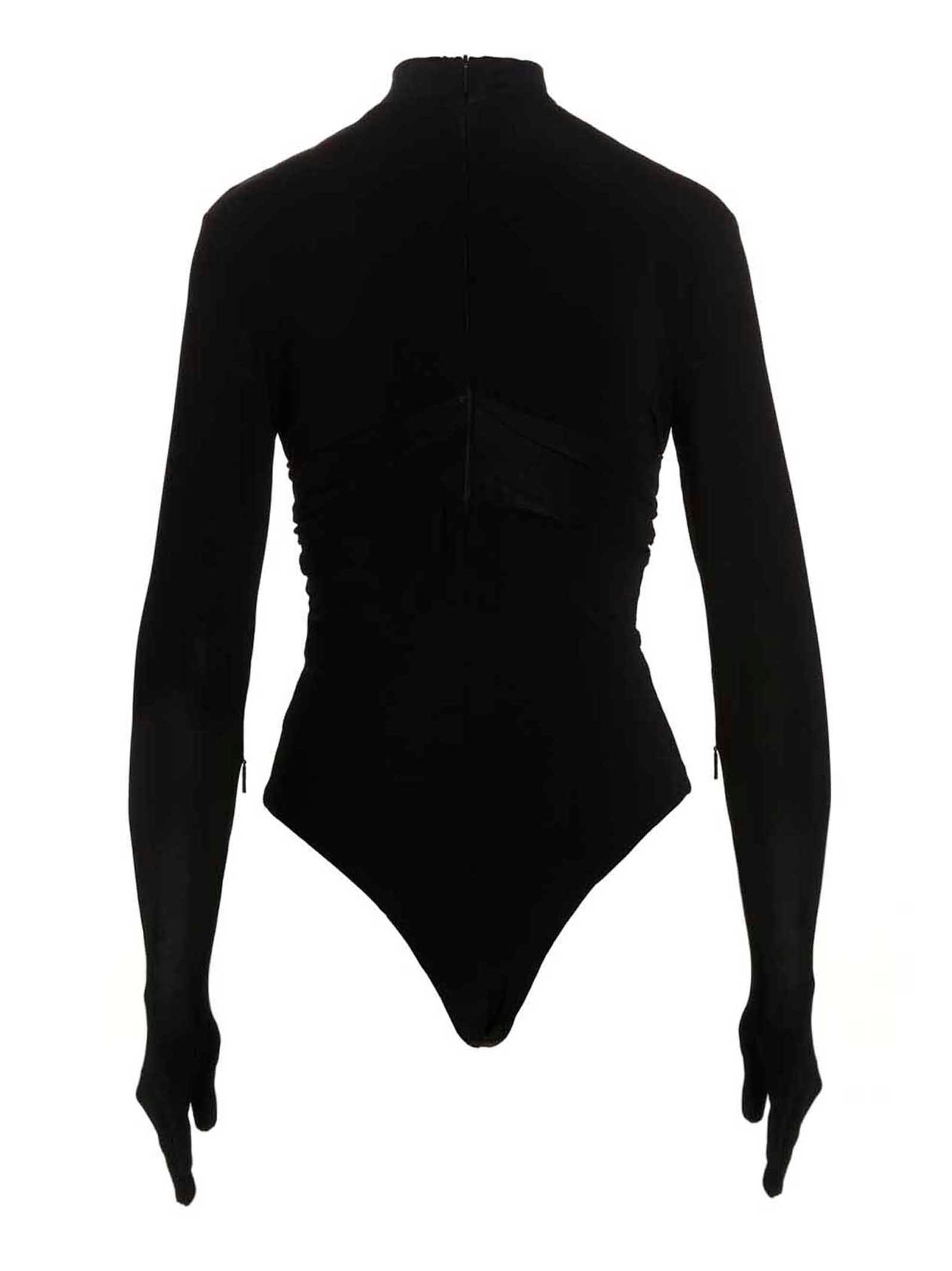 Ambush Black Viscose Women's Bodysuit