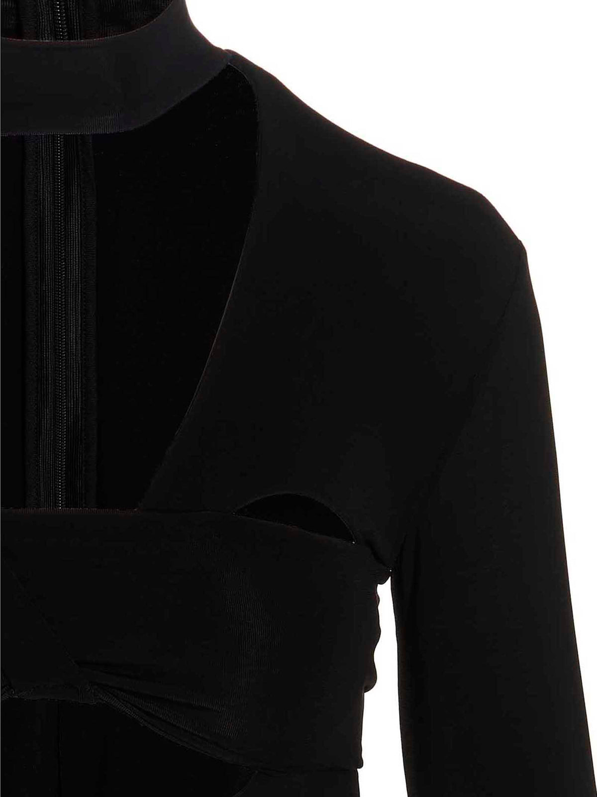 Ambush Black Viscose Women's Bodysuit