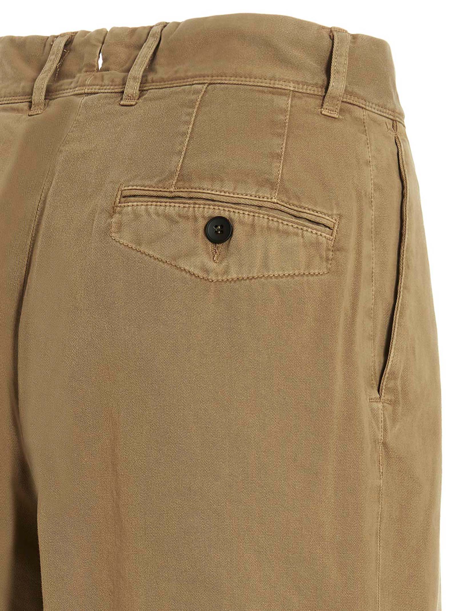 INCOTEX RED X FACETASM Beige Cotton Casual Men's Pants
