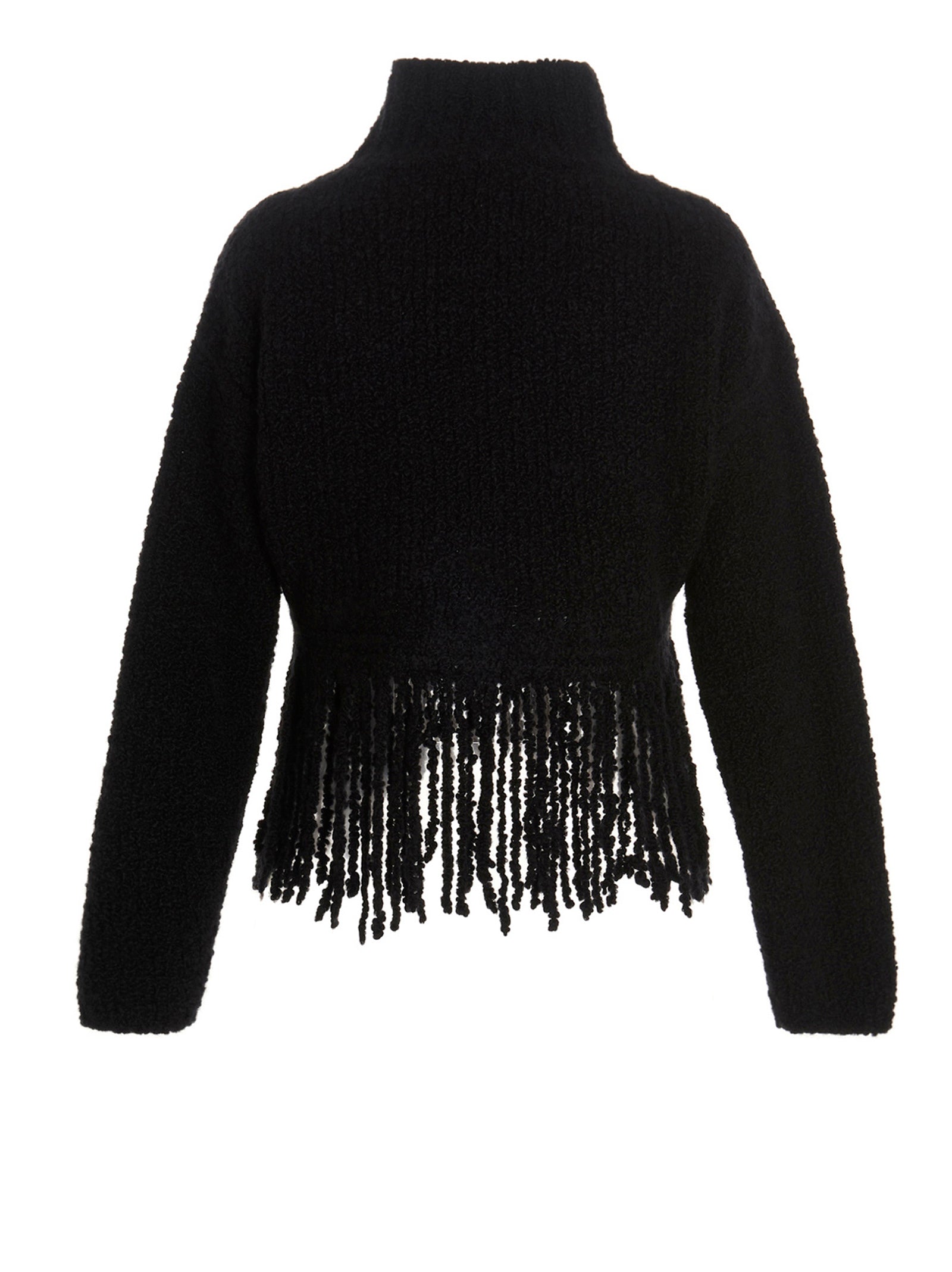 MIXIK Black Cashmere Women's Cardigan