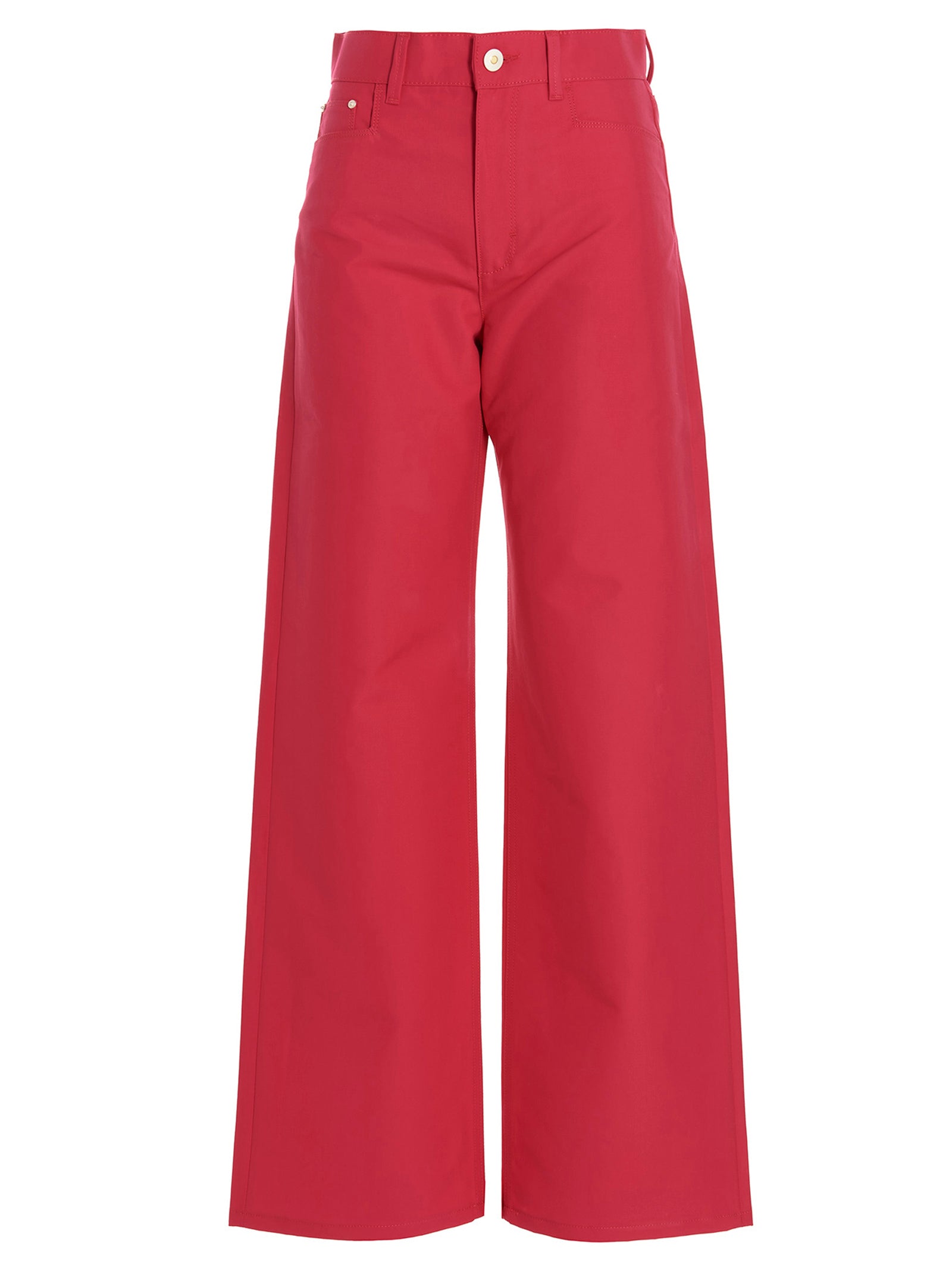 Wandler Fuchsia Cotton Casual Women's Pants