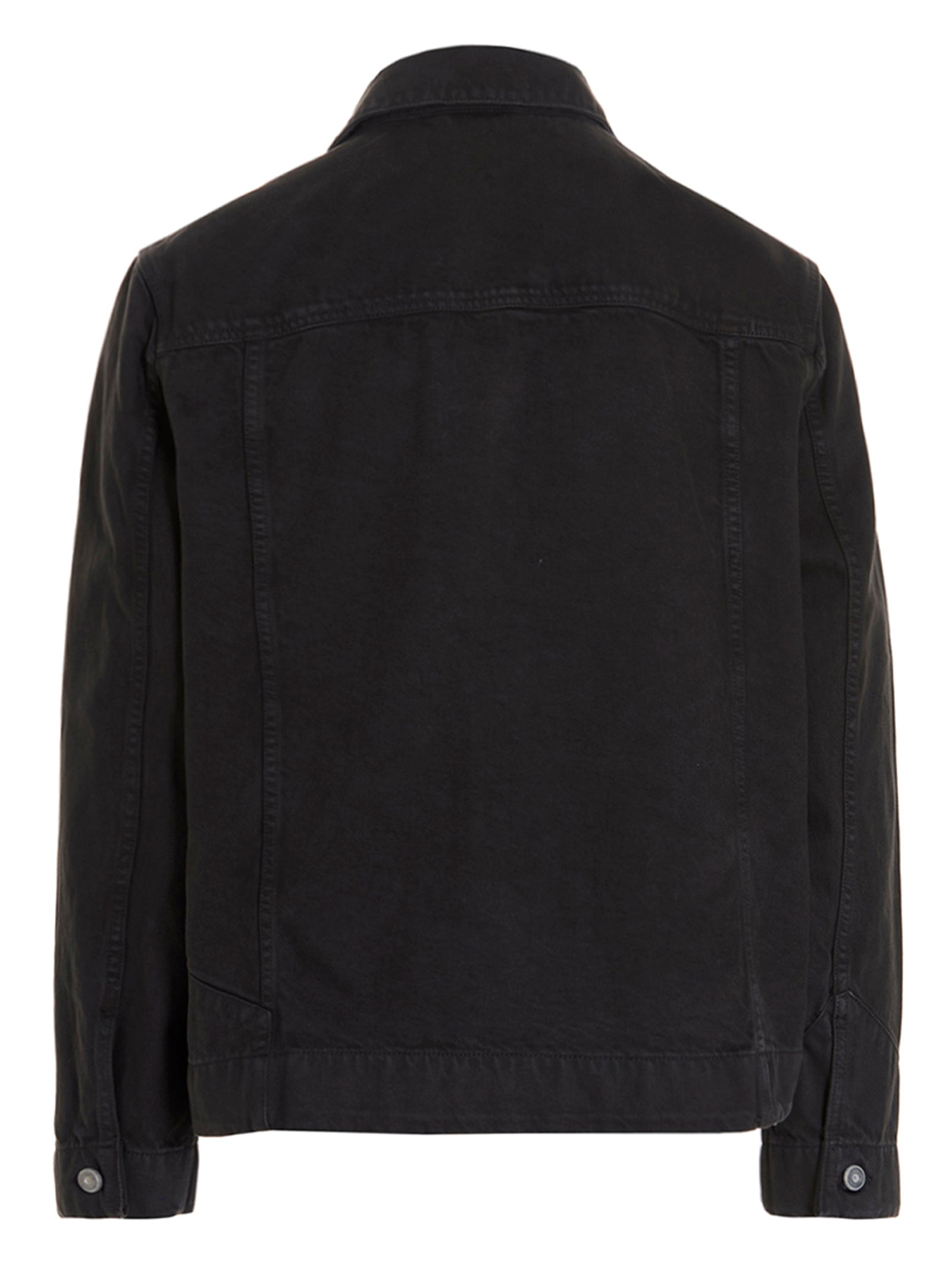 Objects IV Life Gray Cotton Denim Men's Jacket