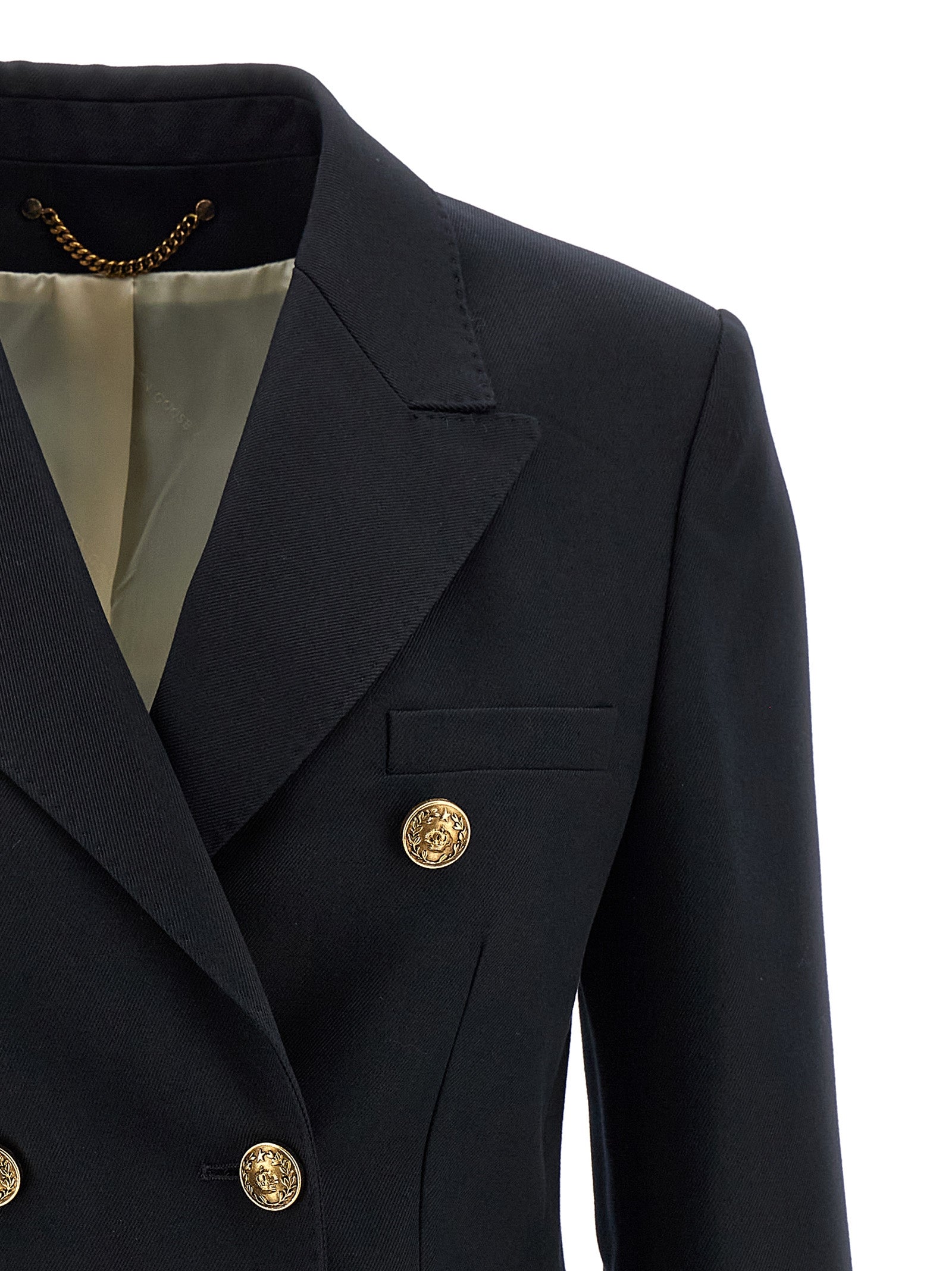 Golden Goose Blue Polyester Women's Blazer