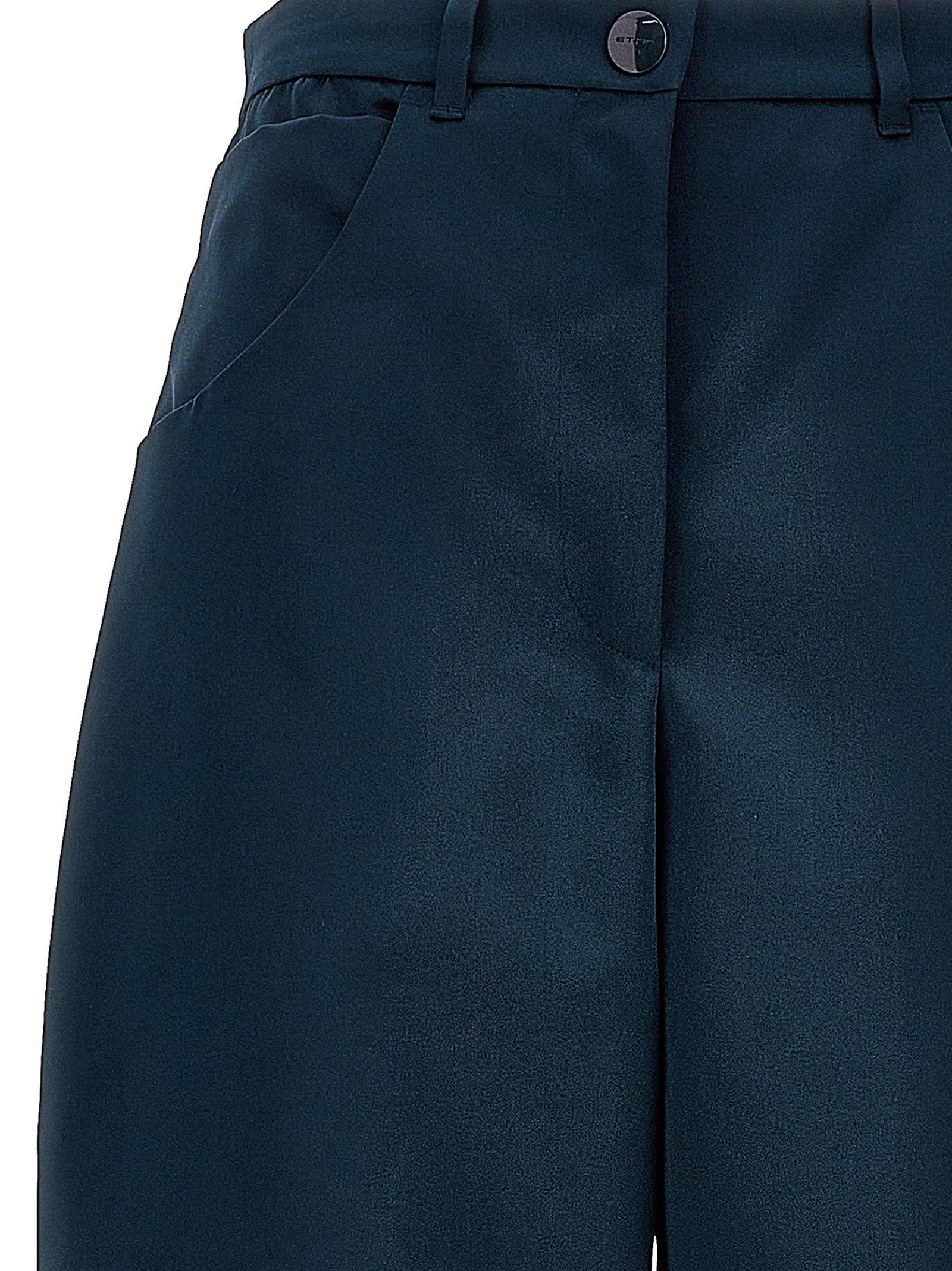 Etro Blue Polyester Cargo Women's Pants