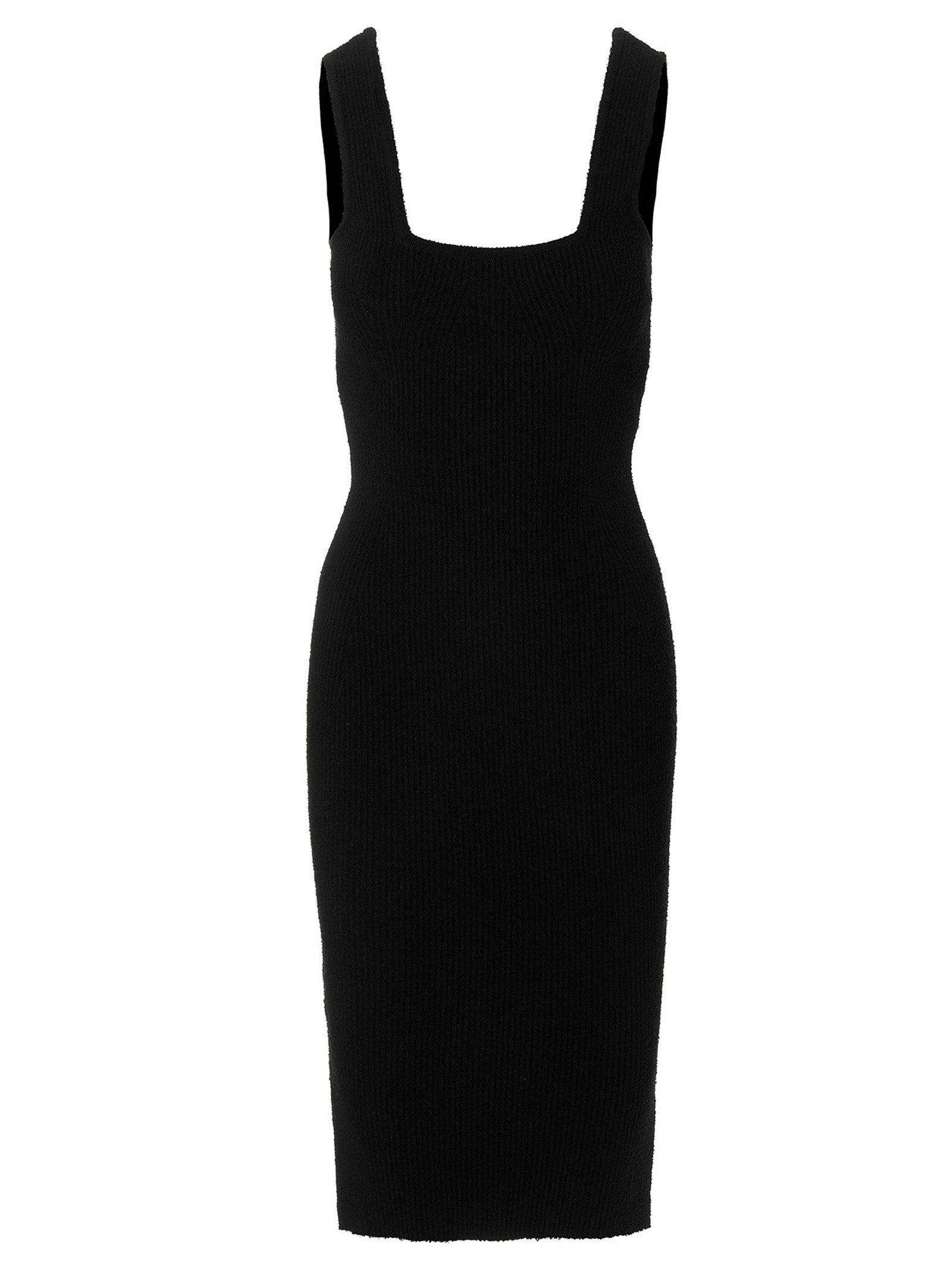 Wardrobe.Nyc Black Cotton Midi Women's Dress