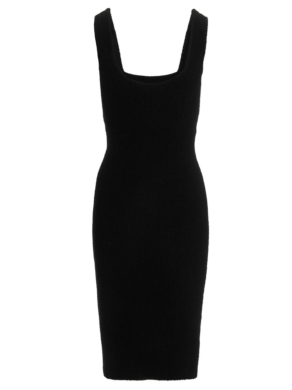 Wardrobe.Nyc Black Cotton Midi Women's Dress