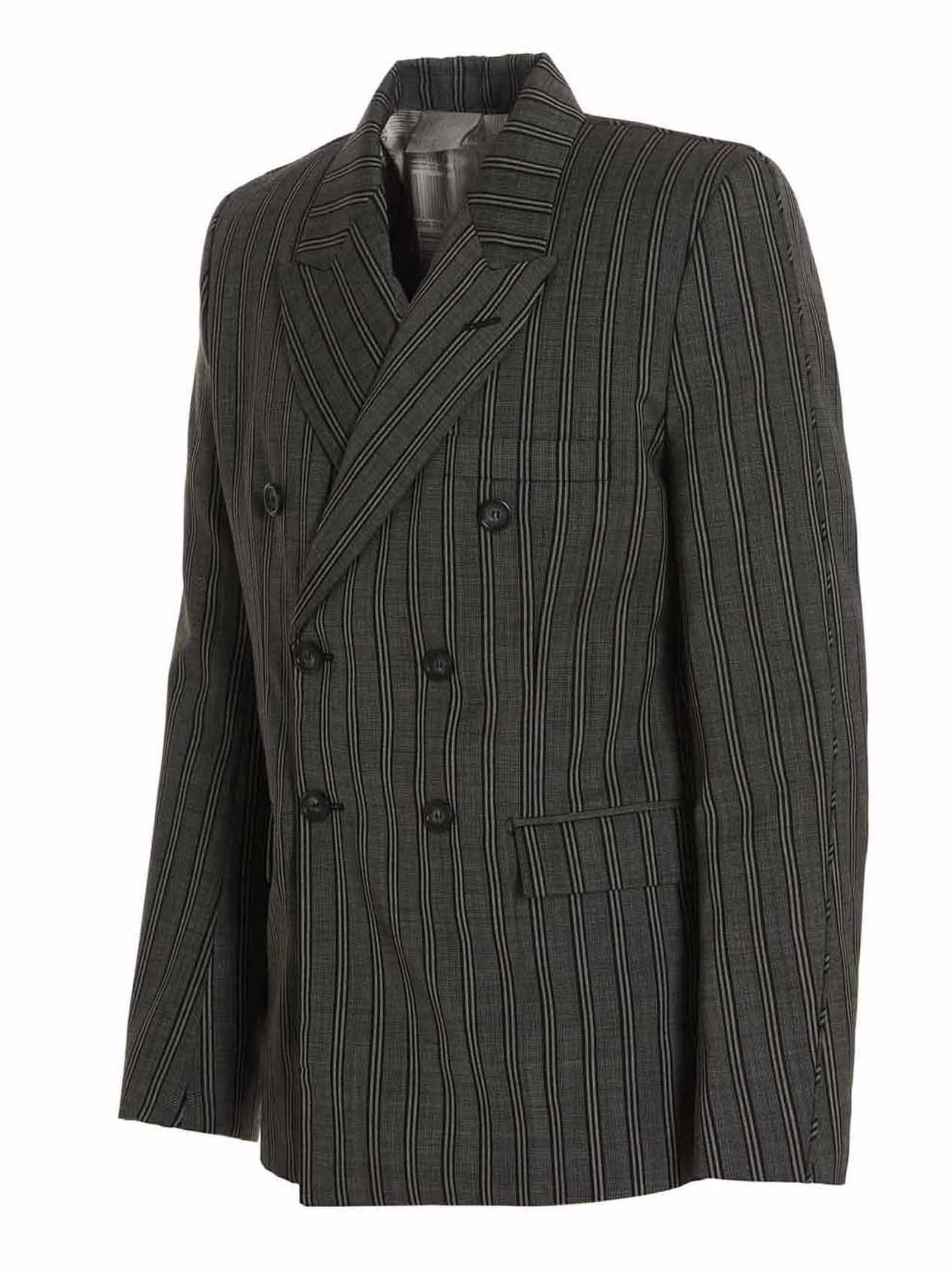VTMNTS Black Virgin Wool Men's Blazer