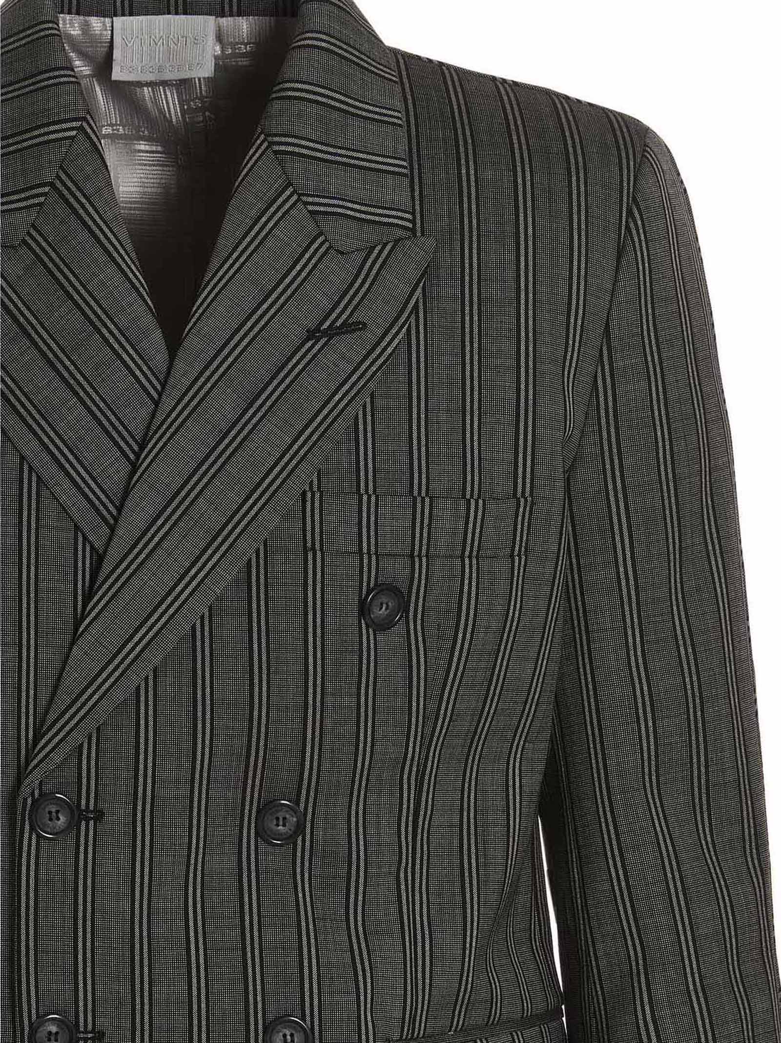 VTMNTS Black Virgin Wool Men's Blazer