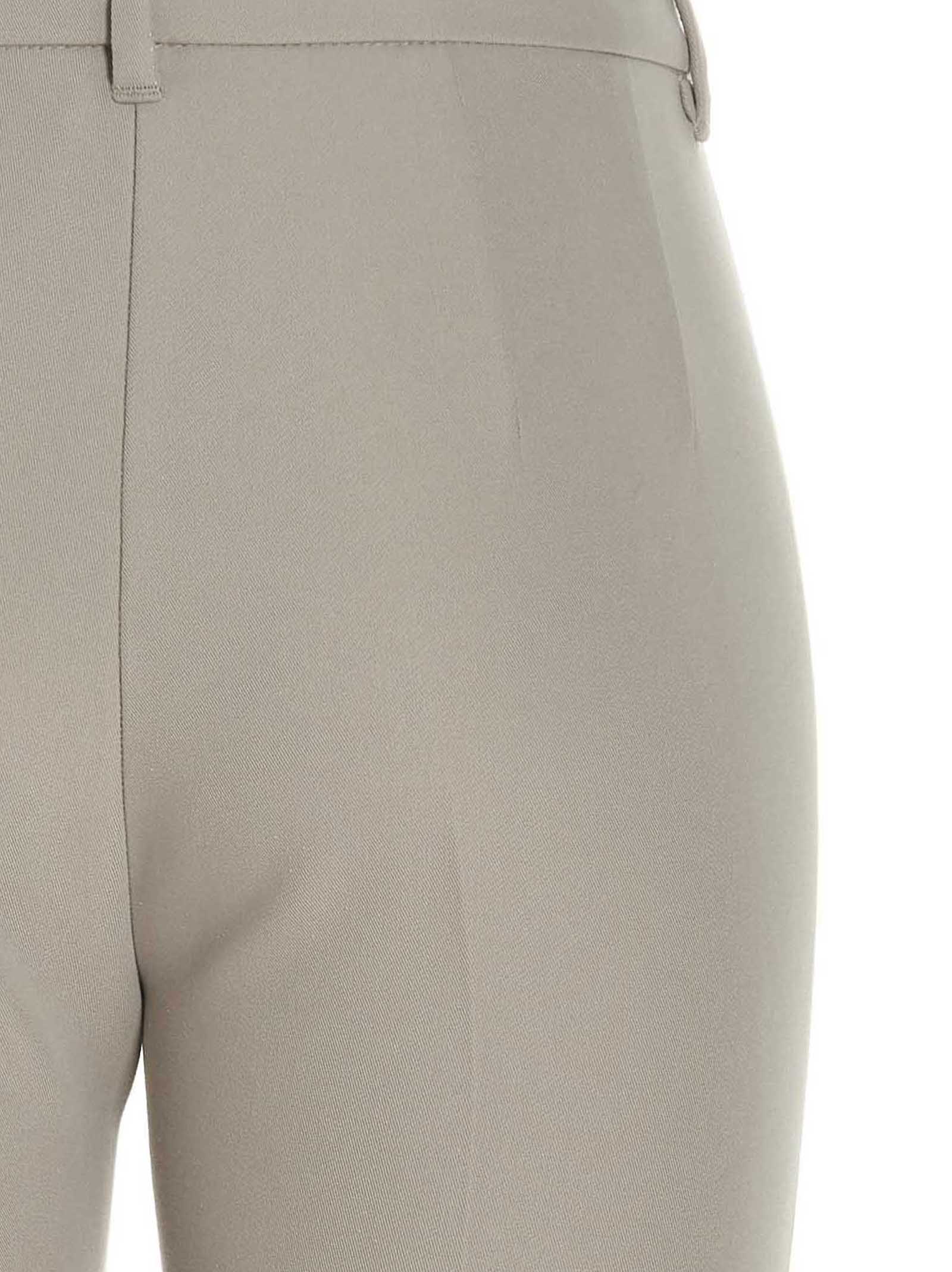 'S Max Mara Beige Viscose Flared Women's Pants