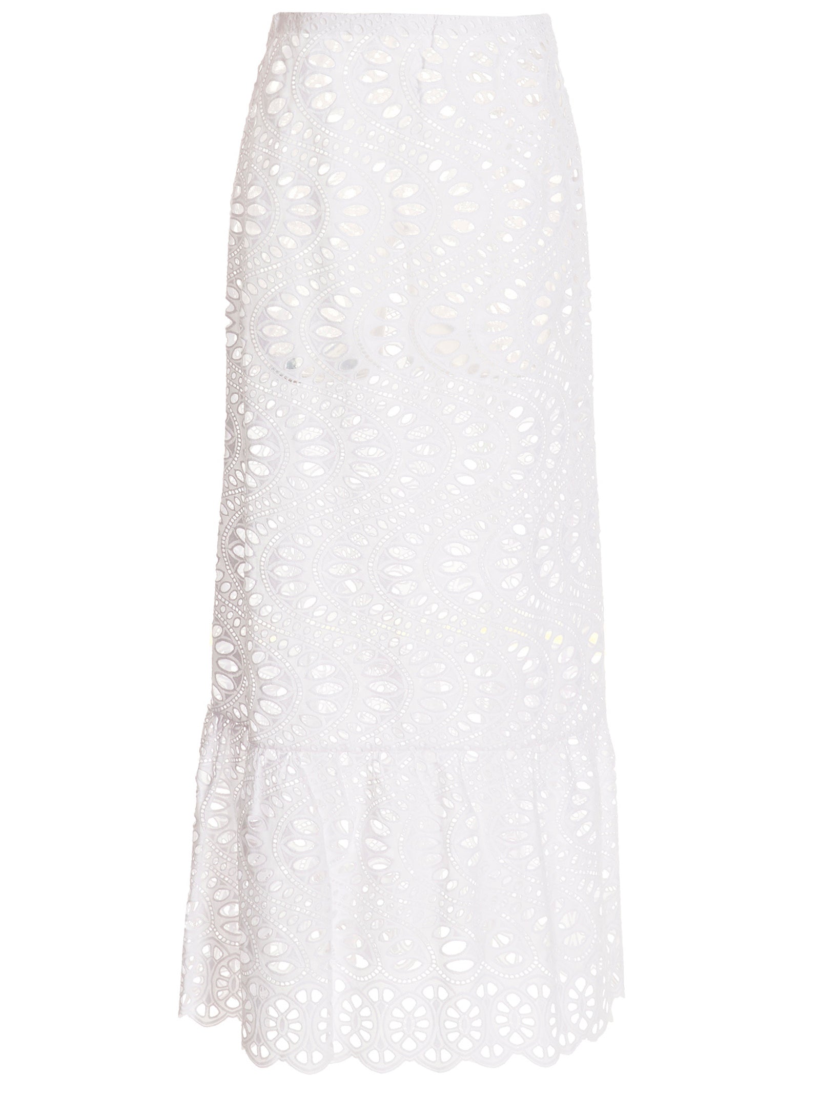 Giambattista Valli White Cotton Mini Women's Skirt