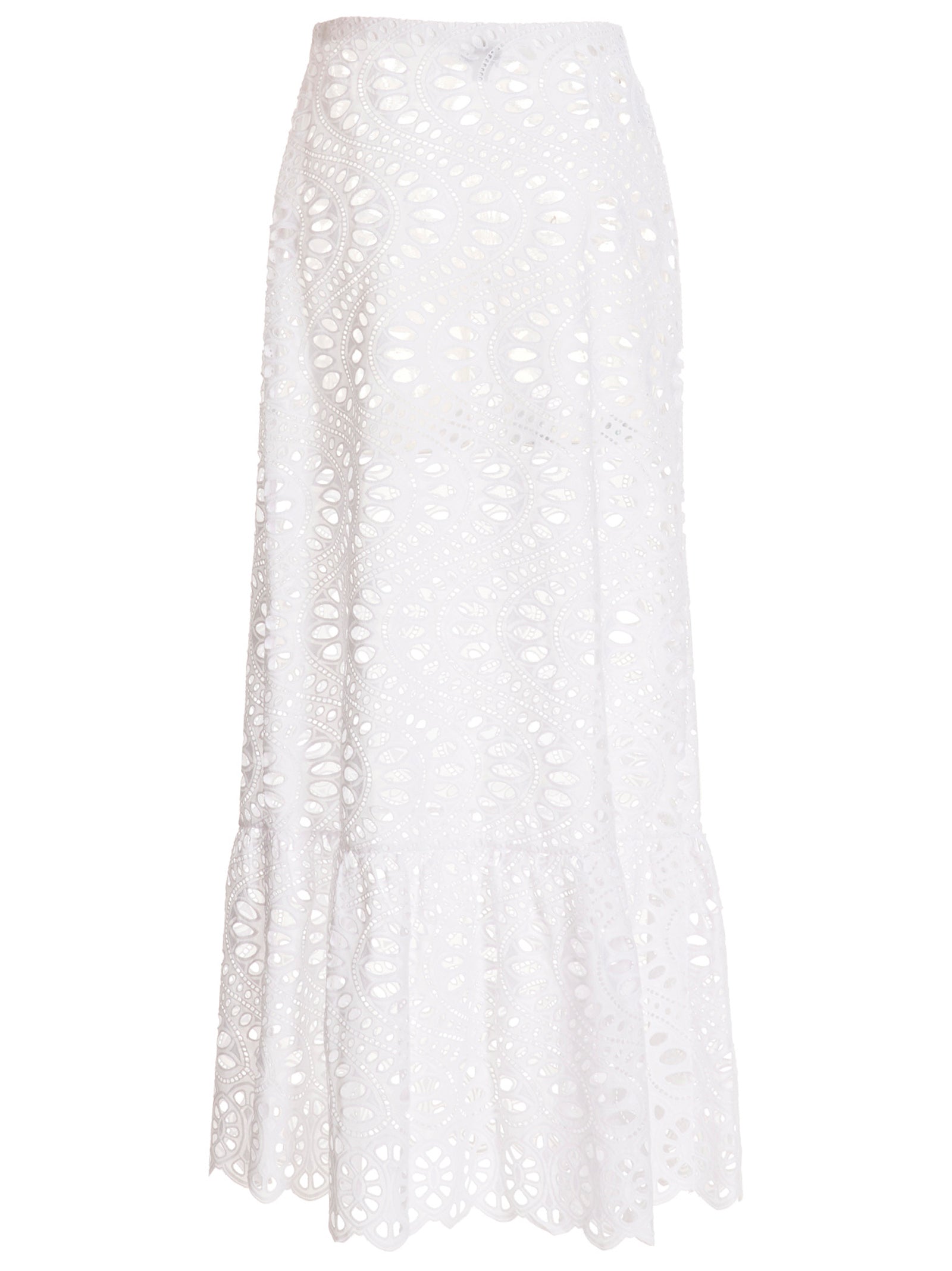 Giambattista Valli White Cotton Mini Women's Skirt