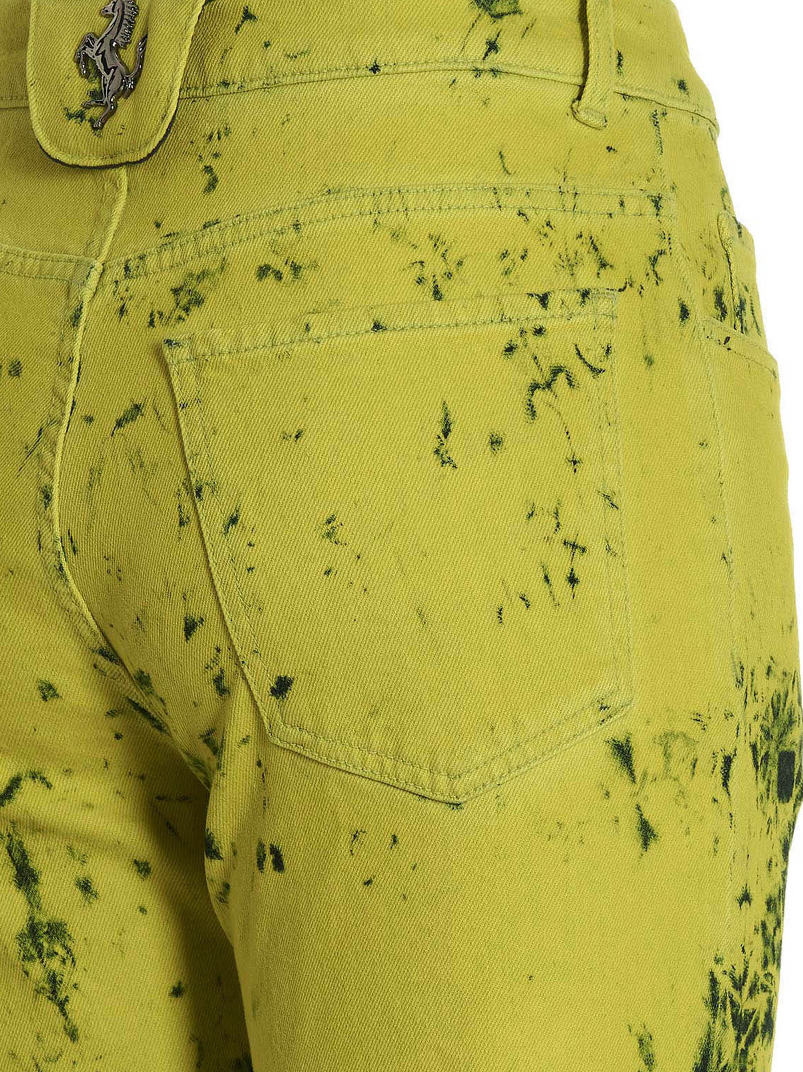 Ferrari Bicolor Cotton Jeans Women's Denim