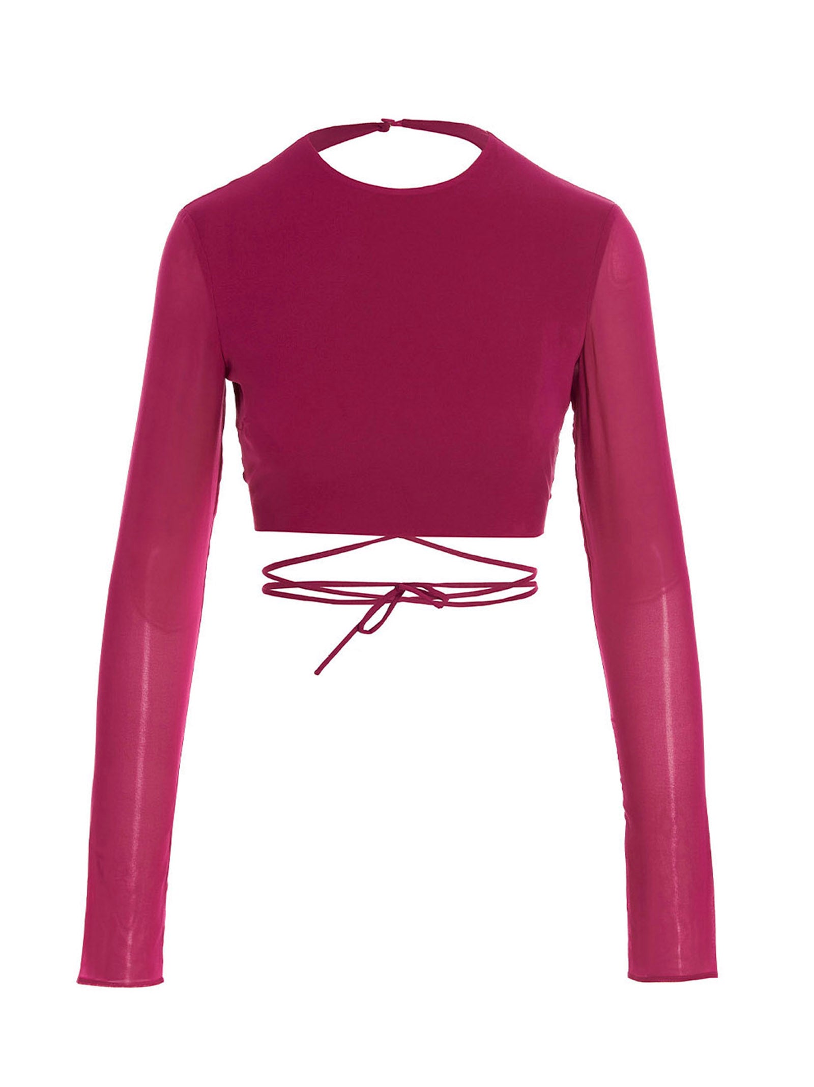 The Andamane Fuchsia Silk Women's Shirt