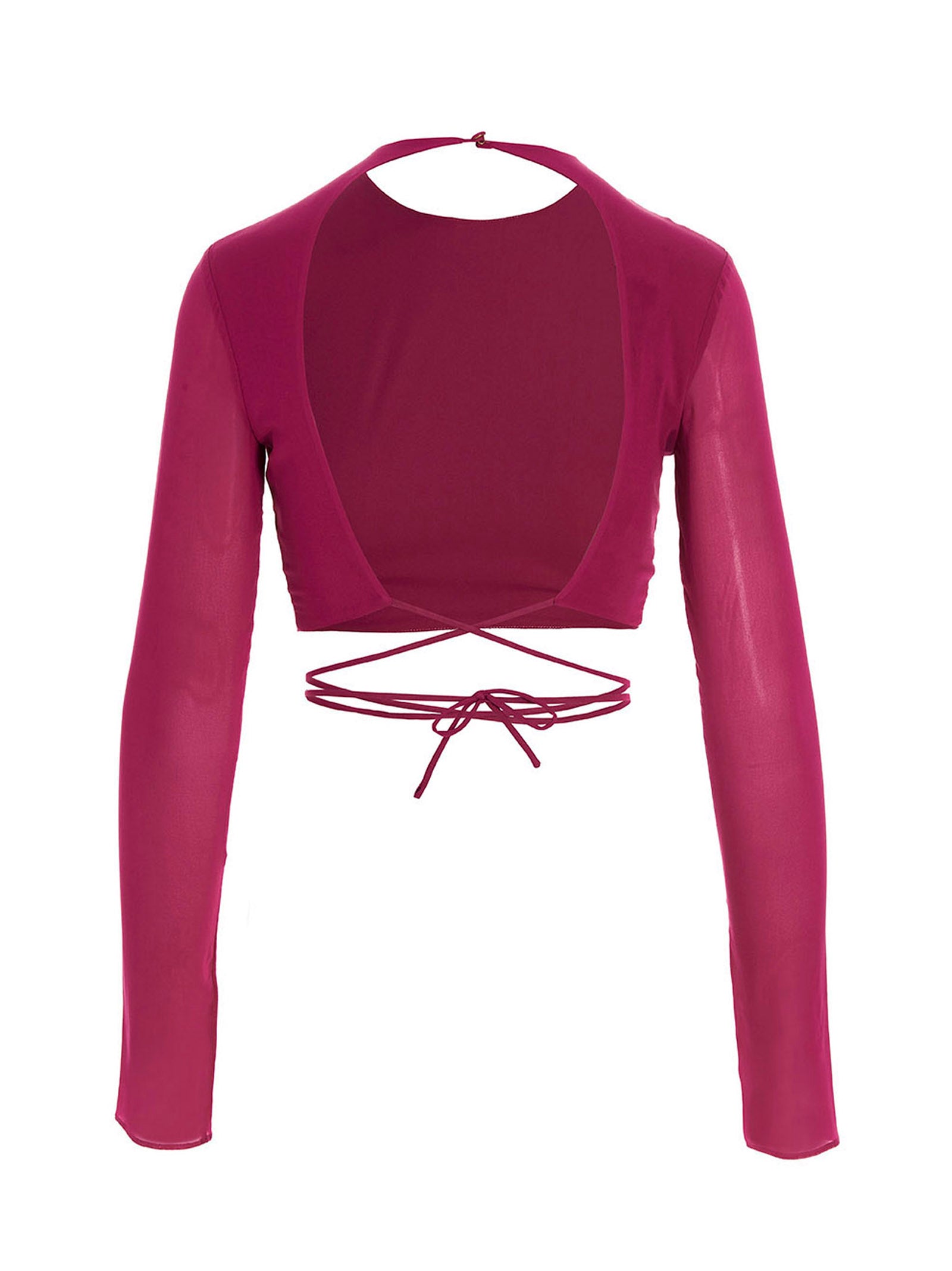 The Andamane Fuchsia Silk Women's Shirt