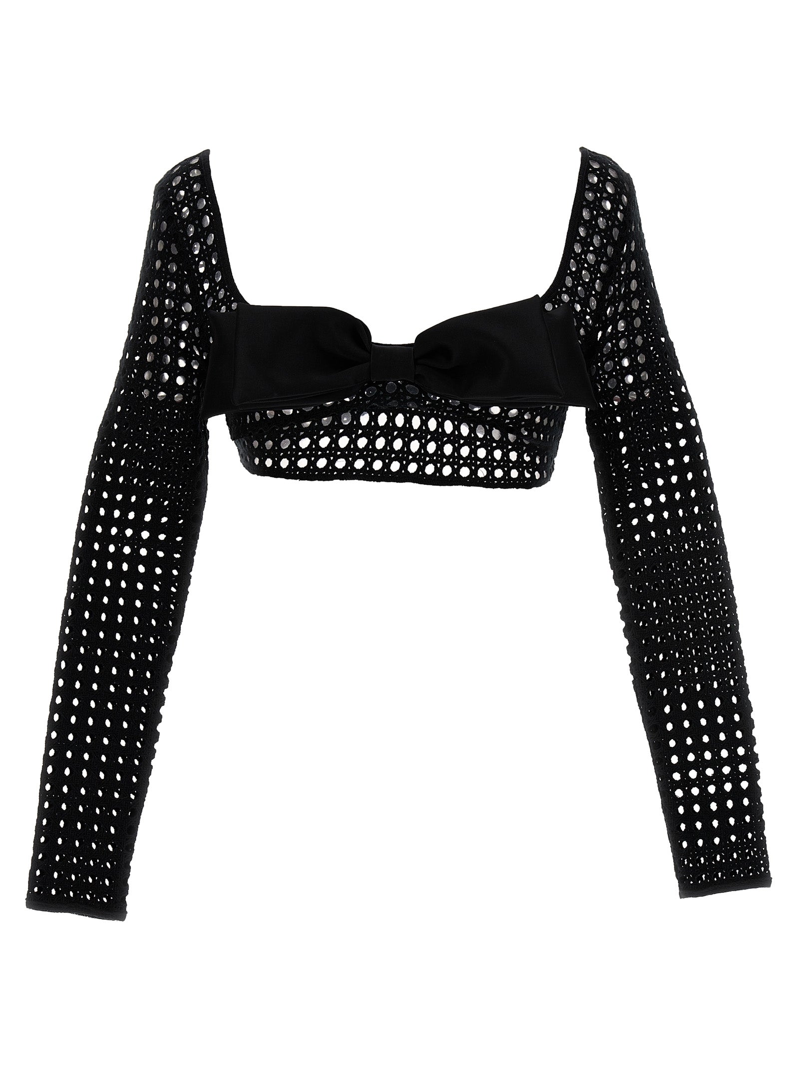 Giambattista Valli Black Polyester Long Sleeve Women's T-Shirt