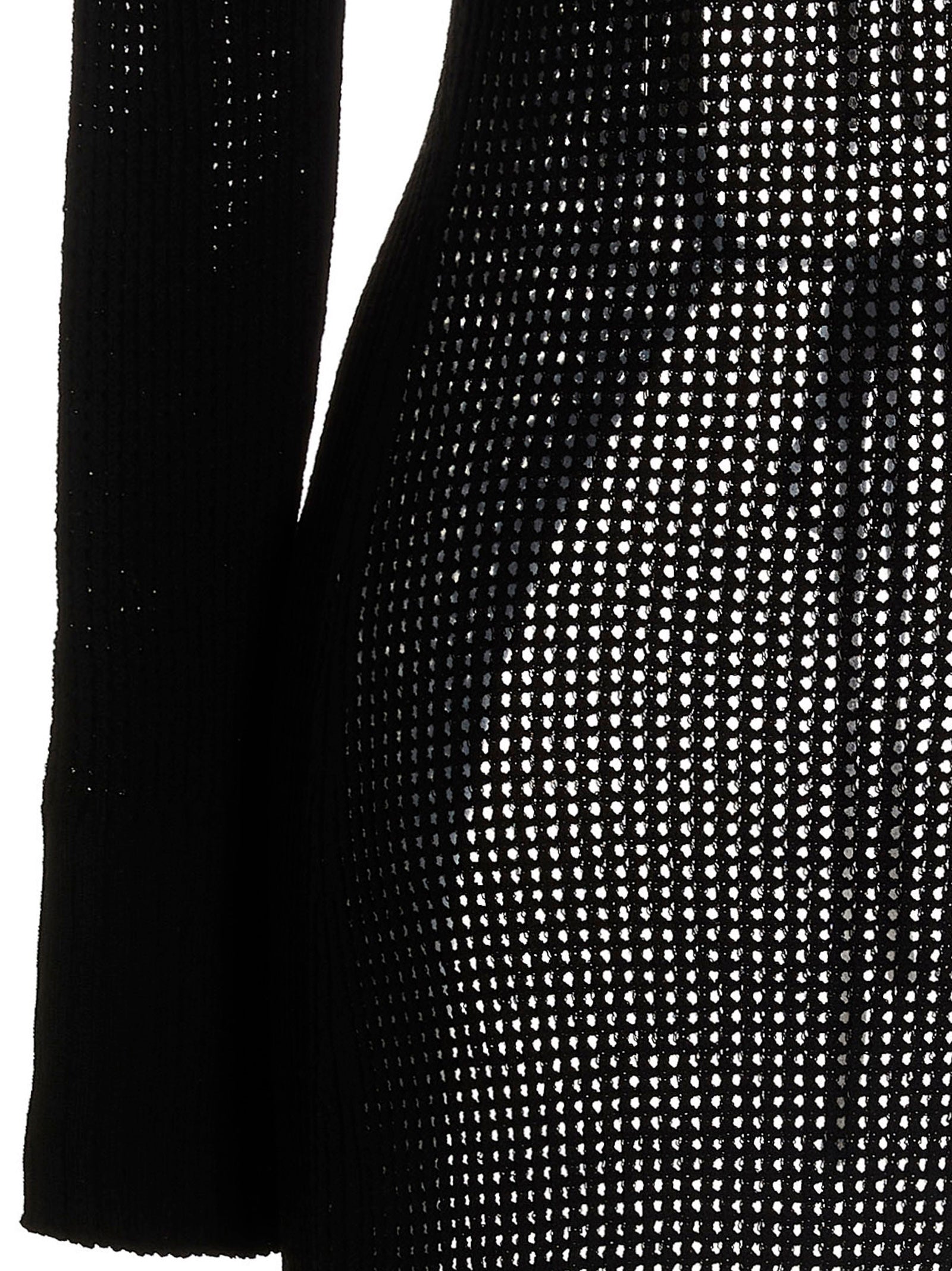 ANDREĀDAMO Black Viscose Women's Cardigan