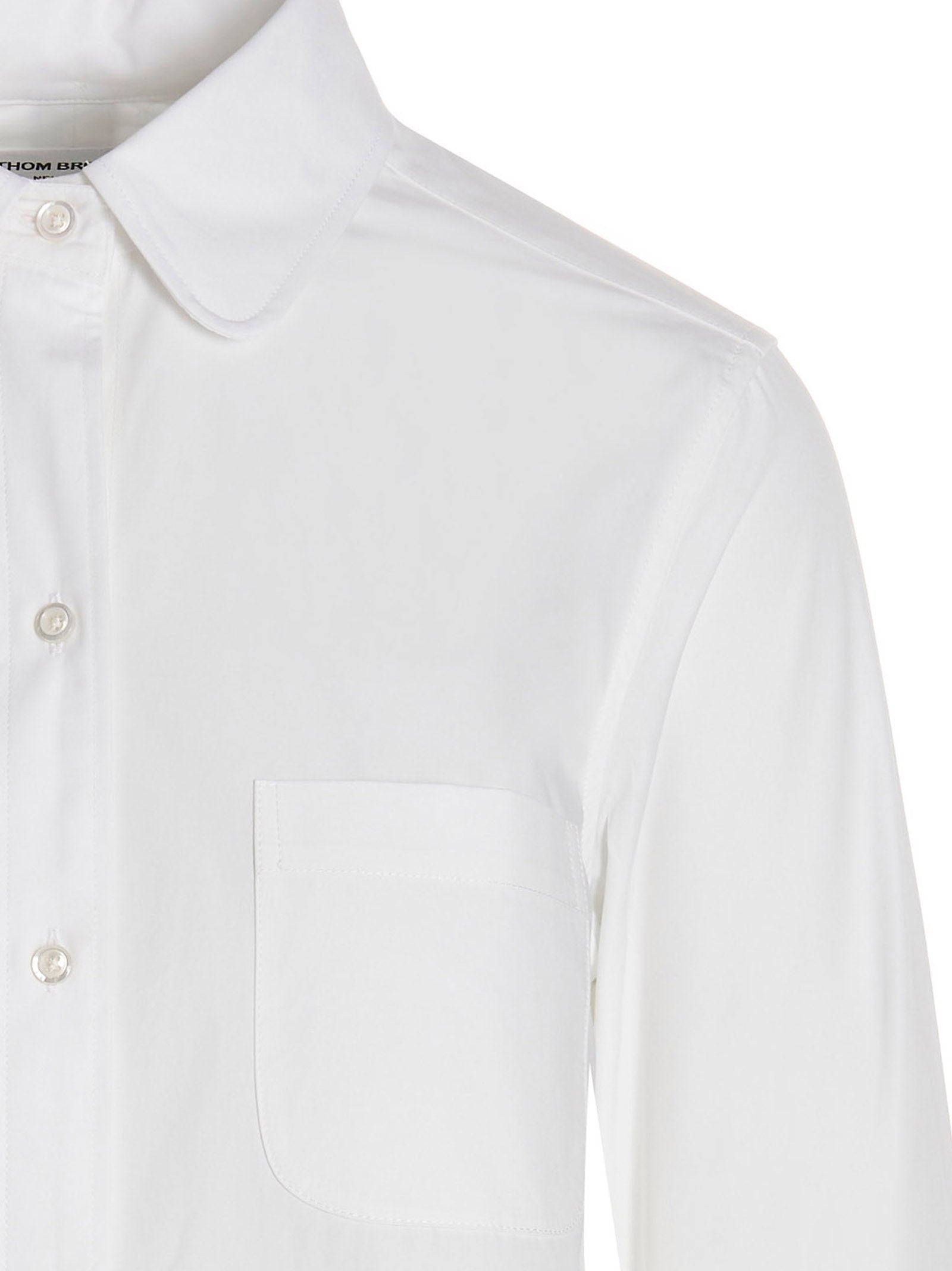 Thom Browne White Cotton Women's Blouse