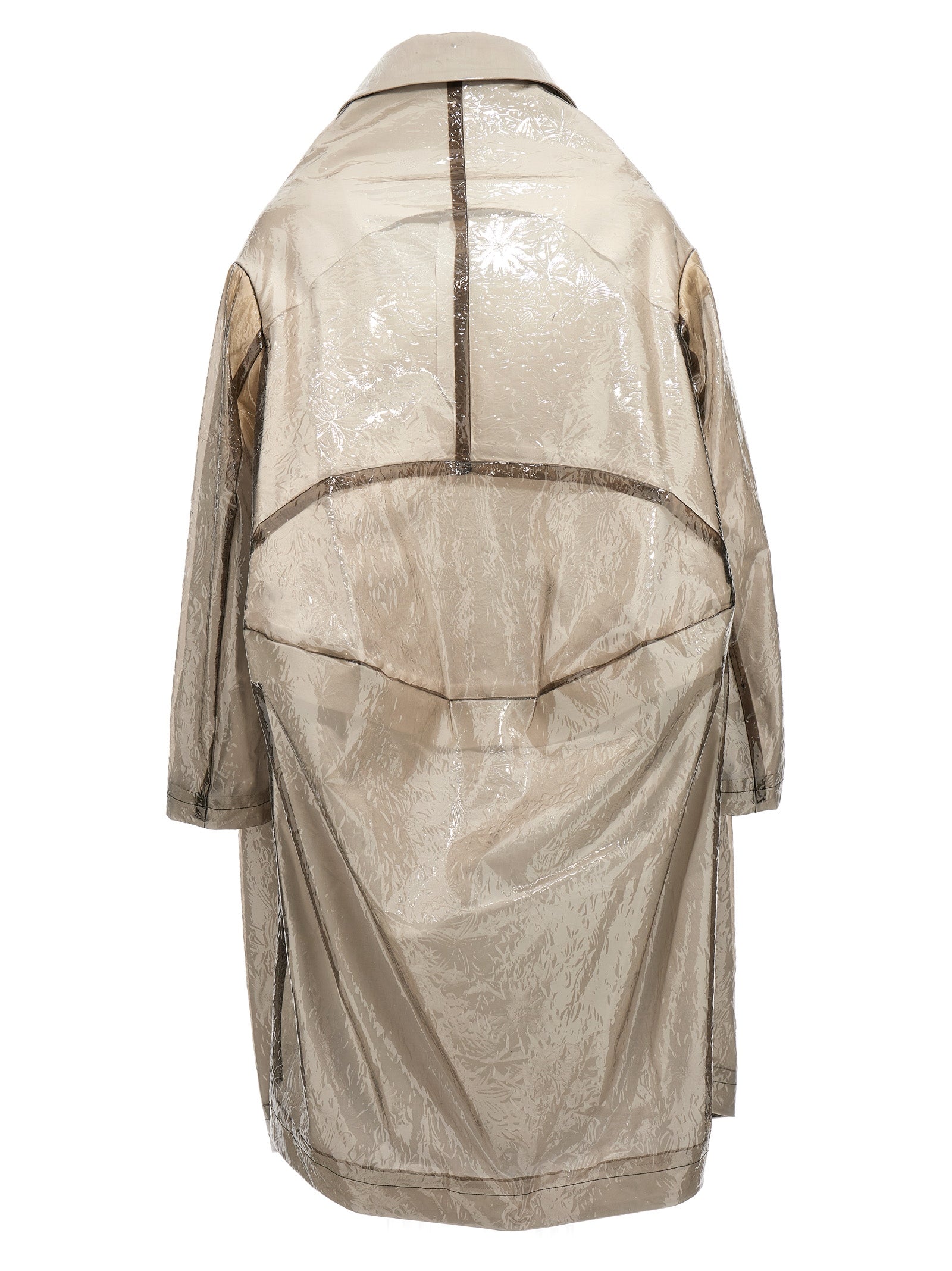Comme Des Garçons Gray Polyethylene Women's Coat