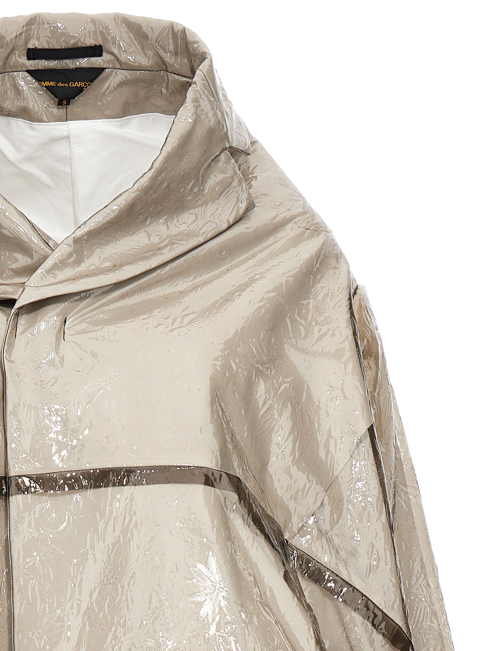 Comme Des Garçons Gray Polyethylene Women's Coat