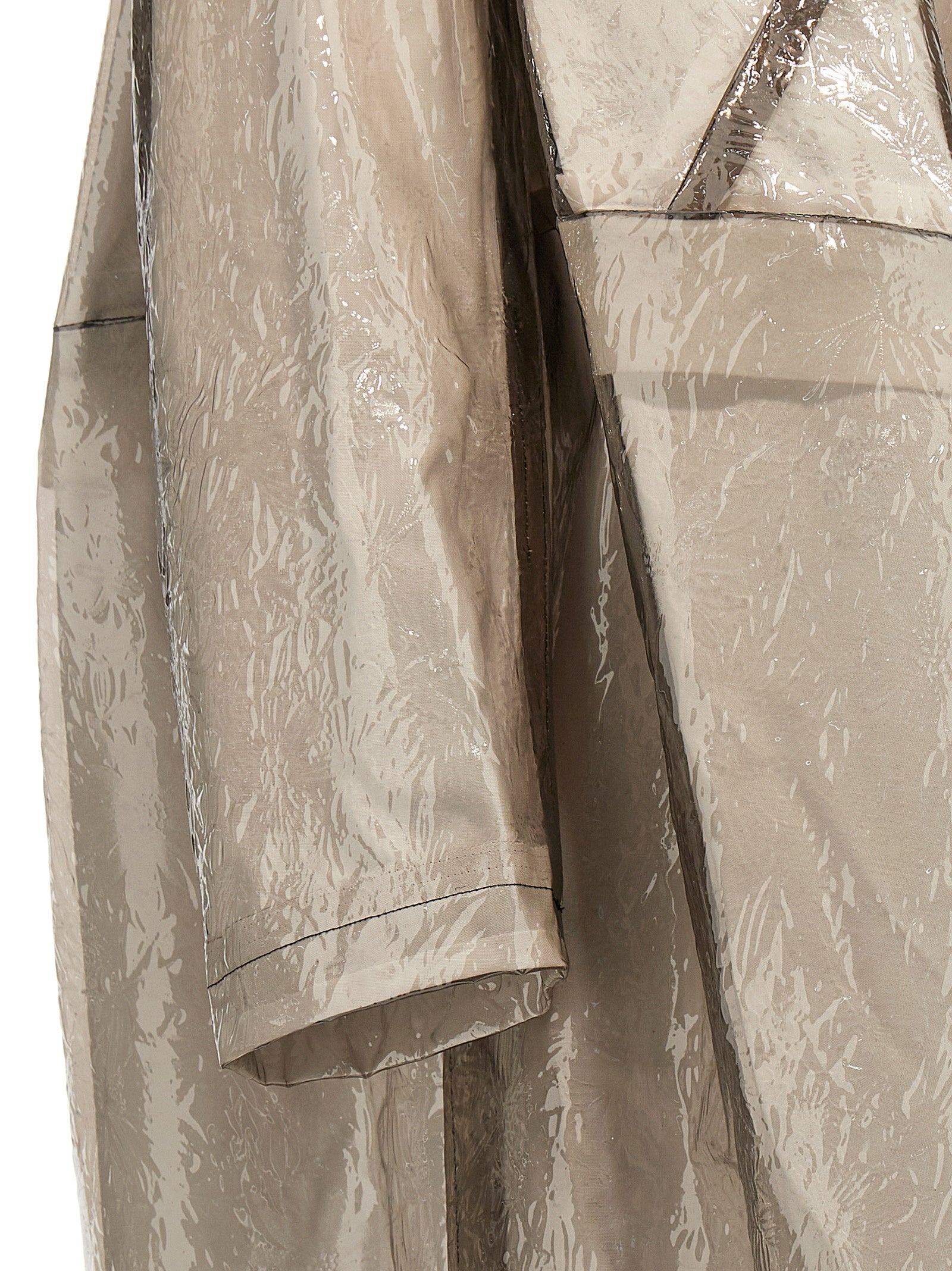 Comme Des Garçons Gray Polyethylene Women's Coat