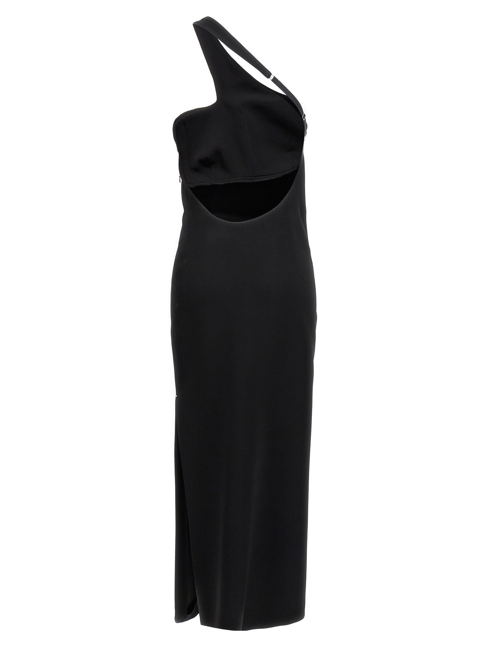 Sportmax Black Viscose Long Women's Skirt