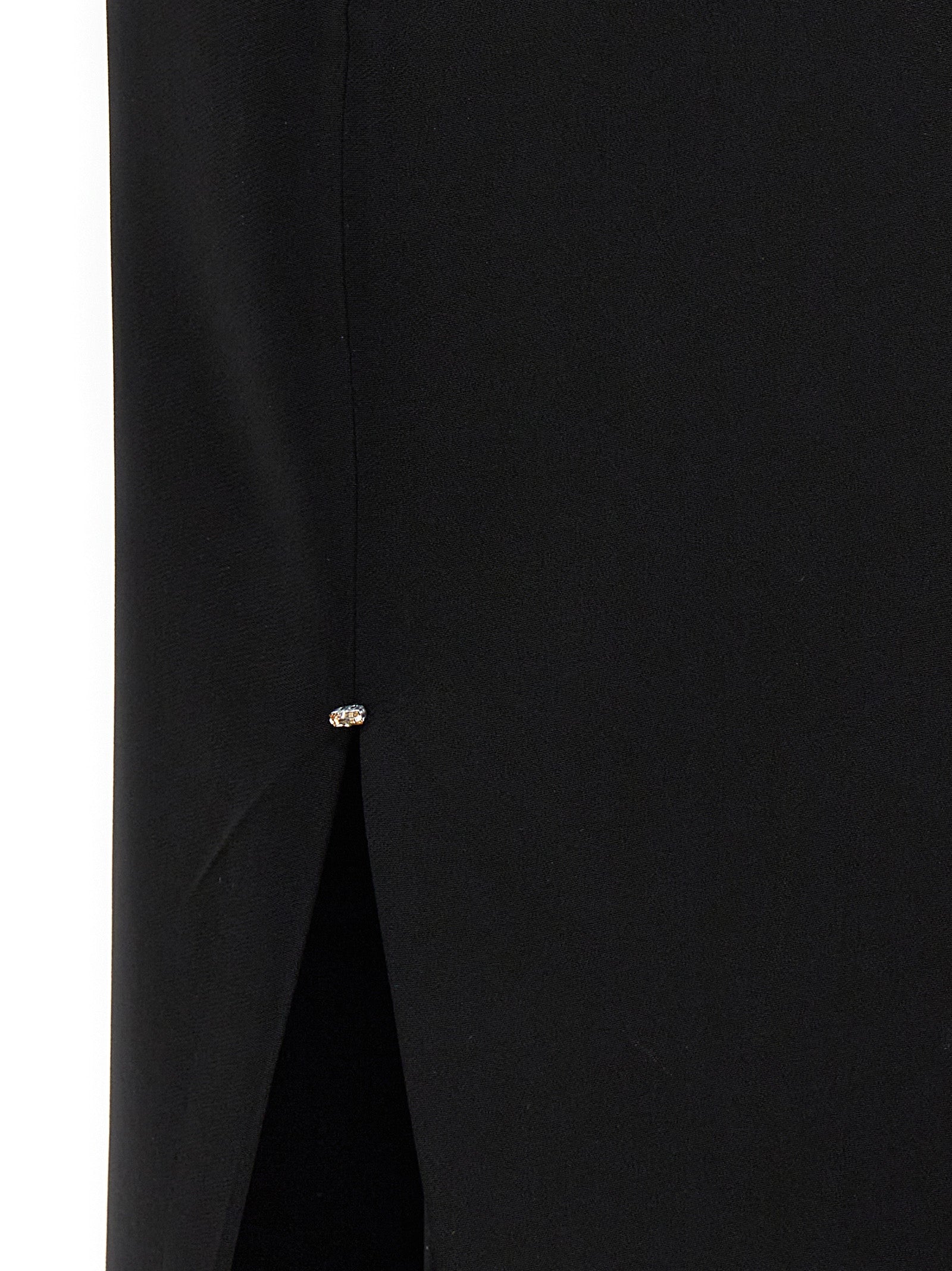 Sportmax Black Viscose Long Women's Skirt