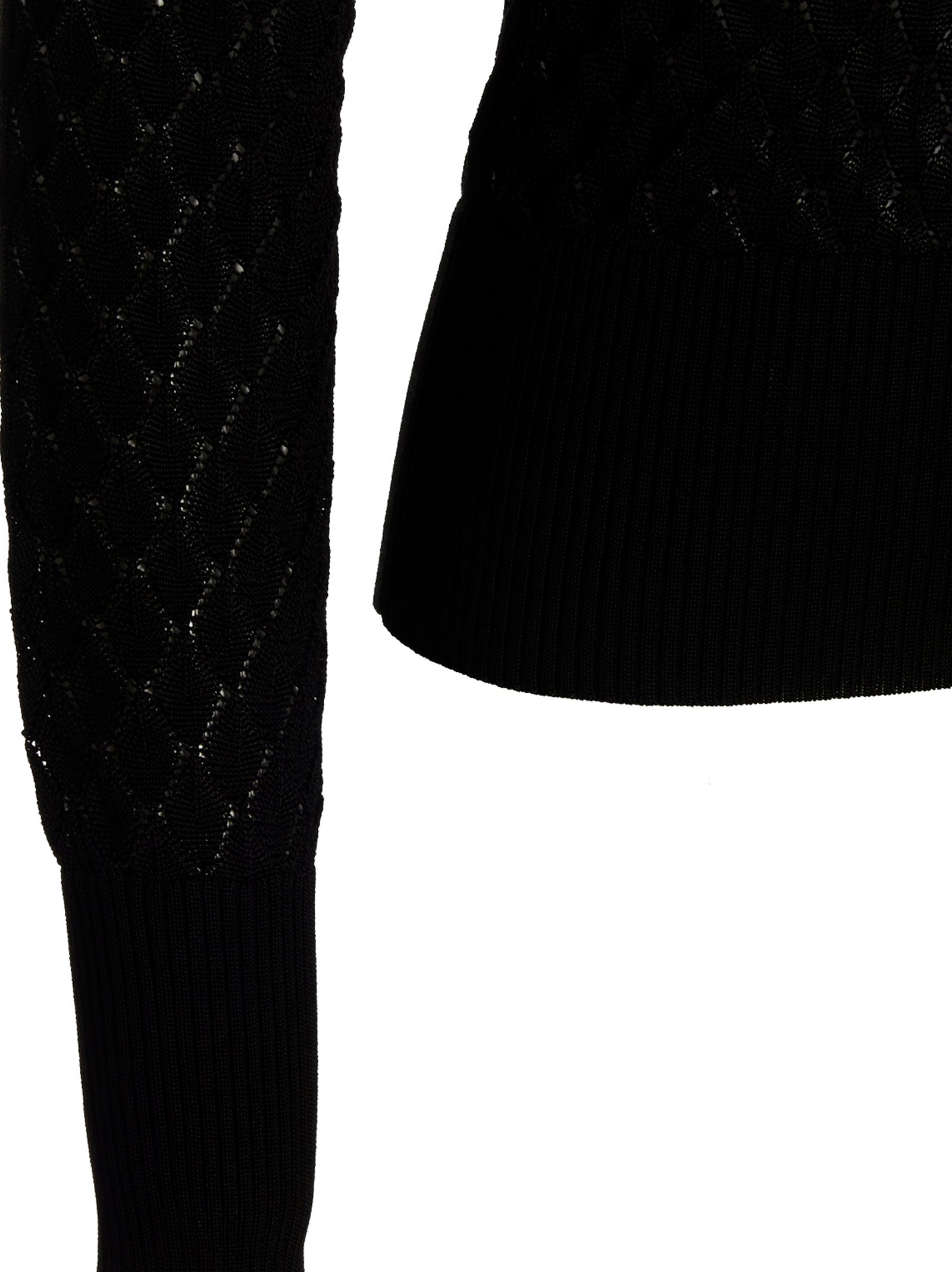 SAPIO Black Viscose Polo Women's Shirt