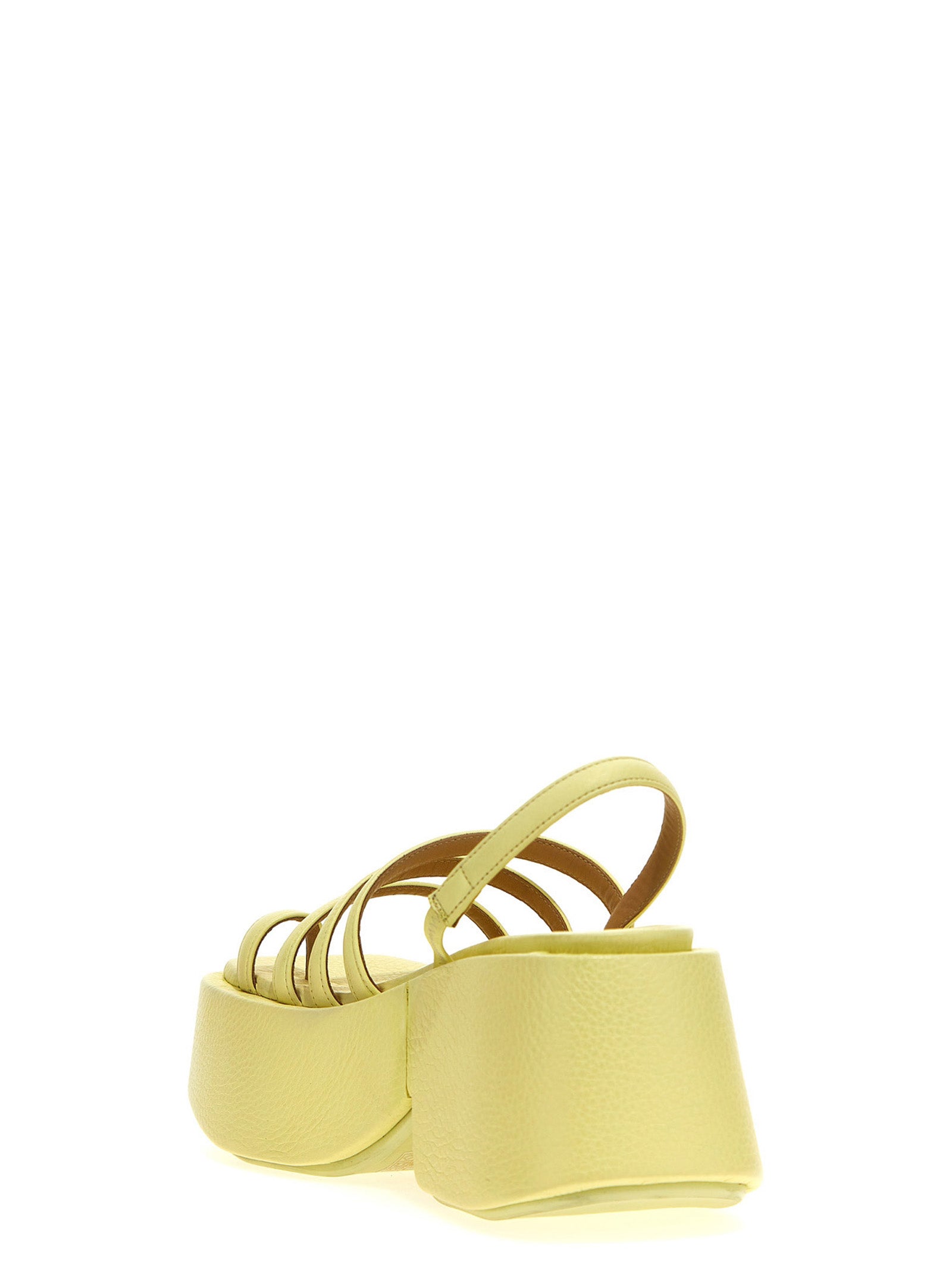 Marsell Bicolor Calfskin Stiletto Heel Women's Sandals