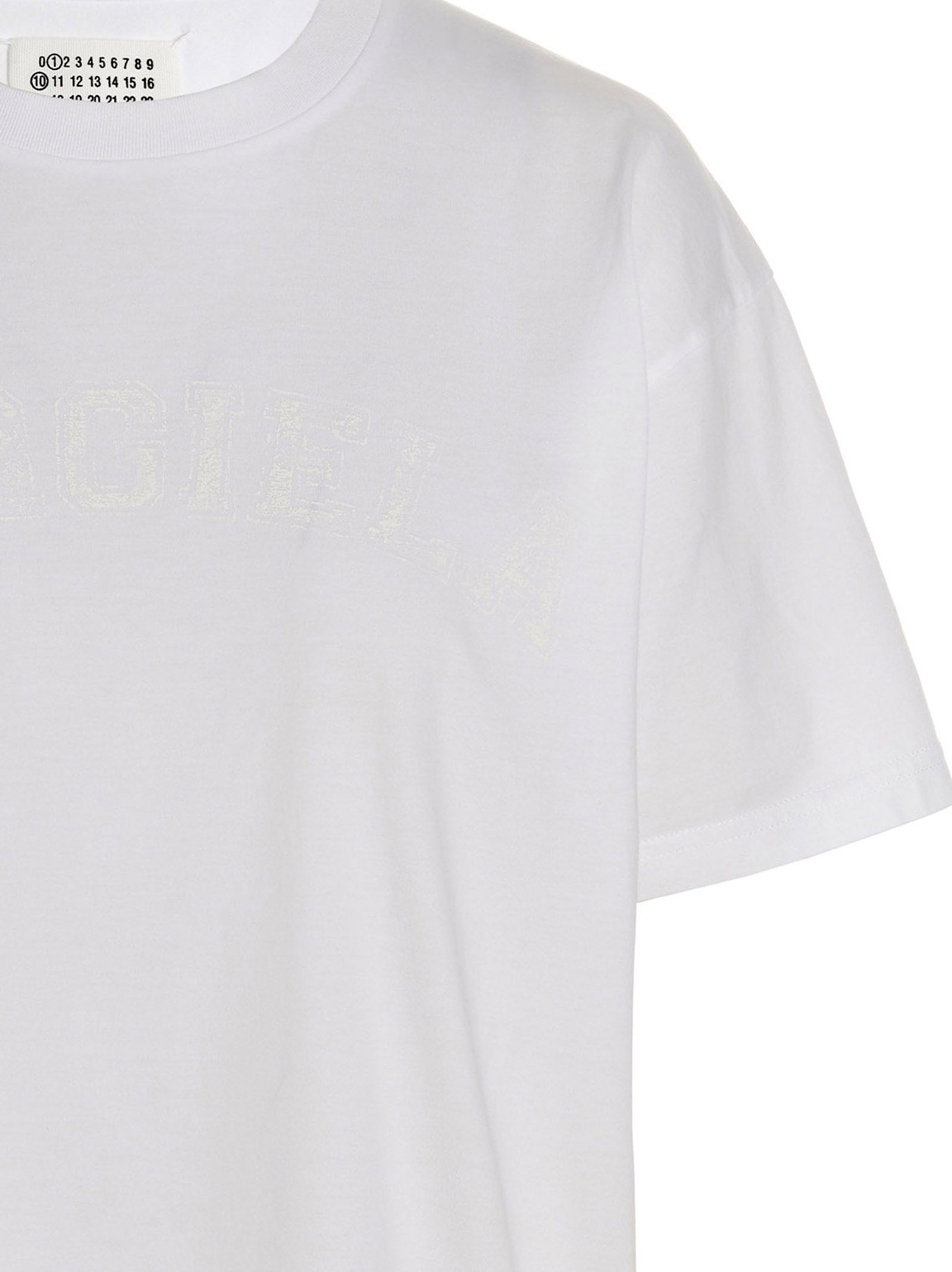 Maison Margiela White Cotton Women's T-Shirt
