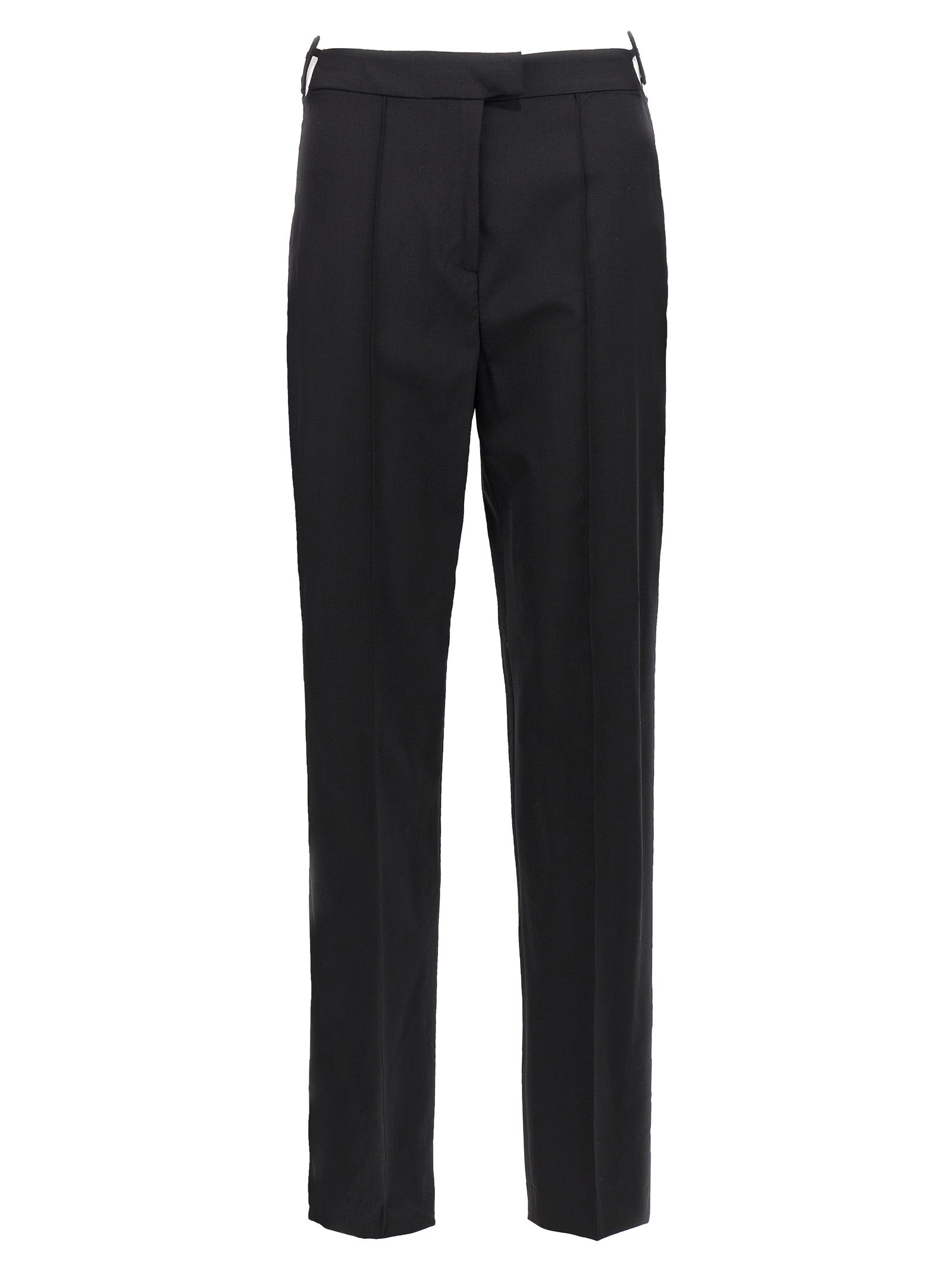 Nensi Dojaka Black Virgin Wool Women's Pants