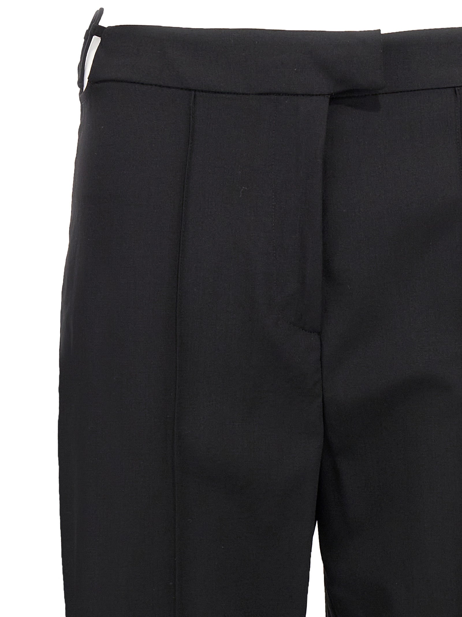Nensi Dojaka Black Virgin Wool Women's Pants