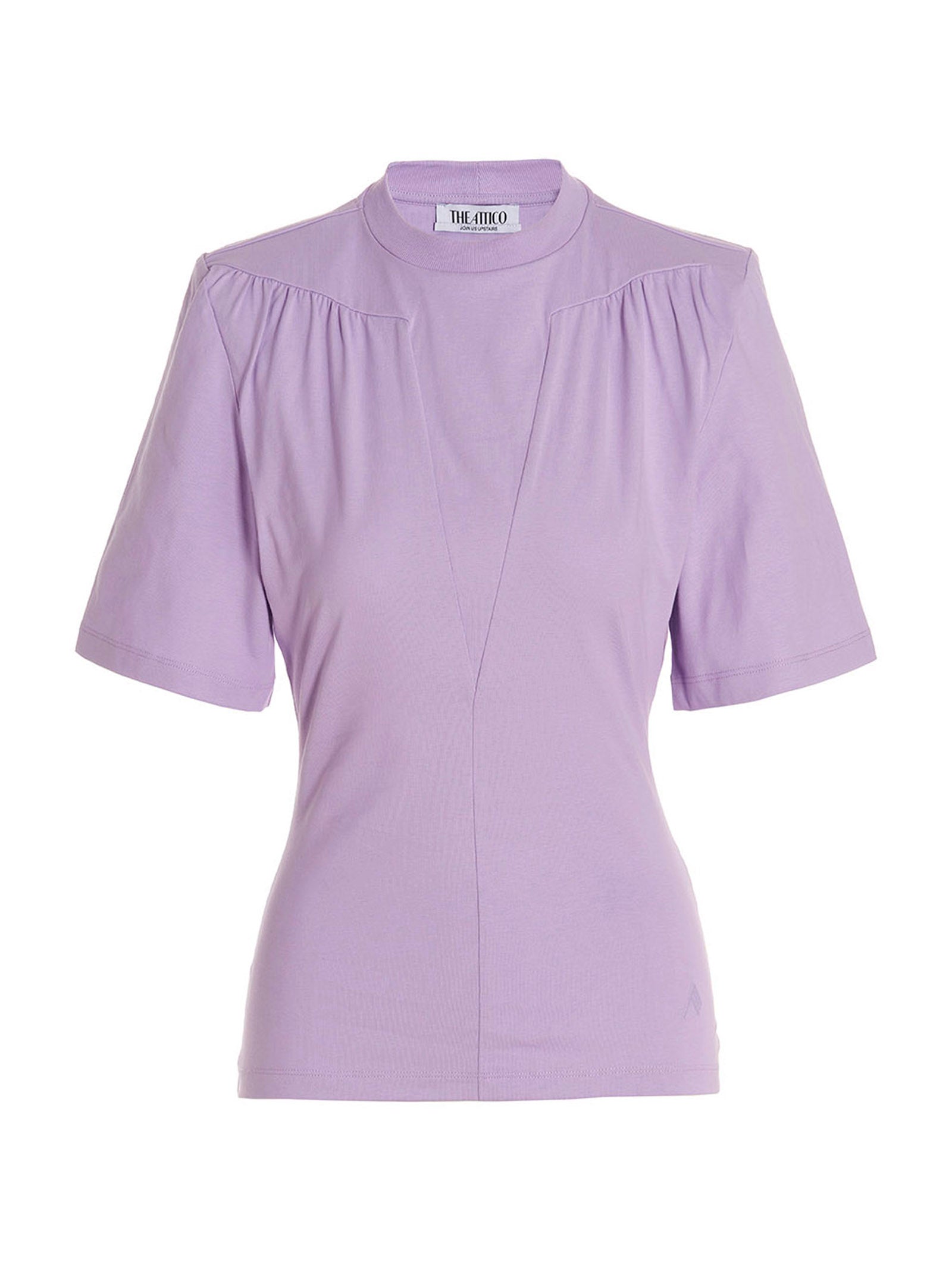 The Attico Purple Cotton Women's T-Shirt