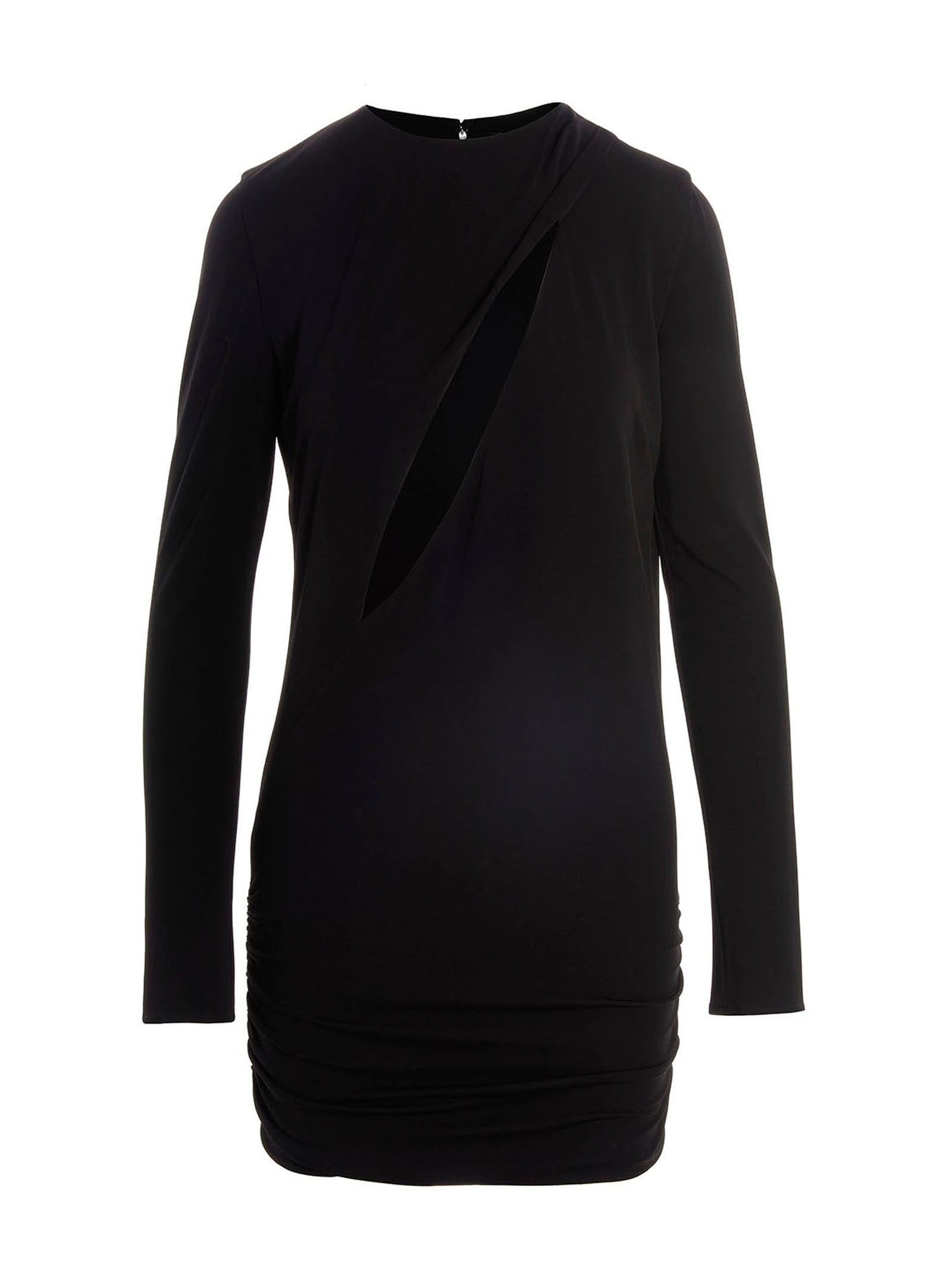 Versace Black Viscose Short Women's Dress