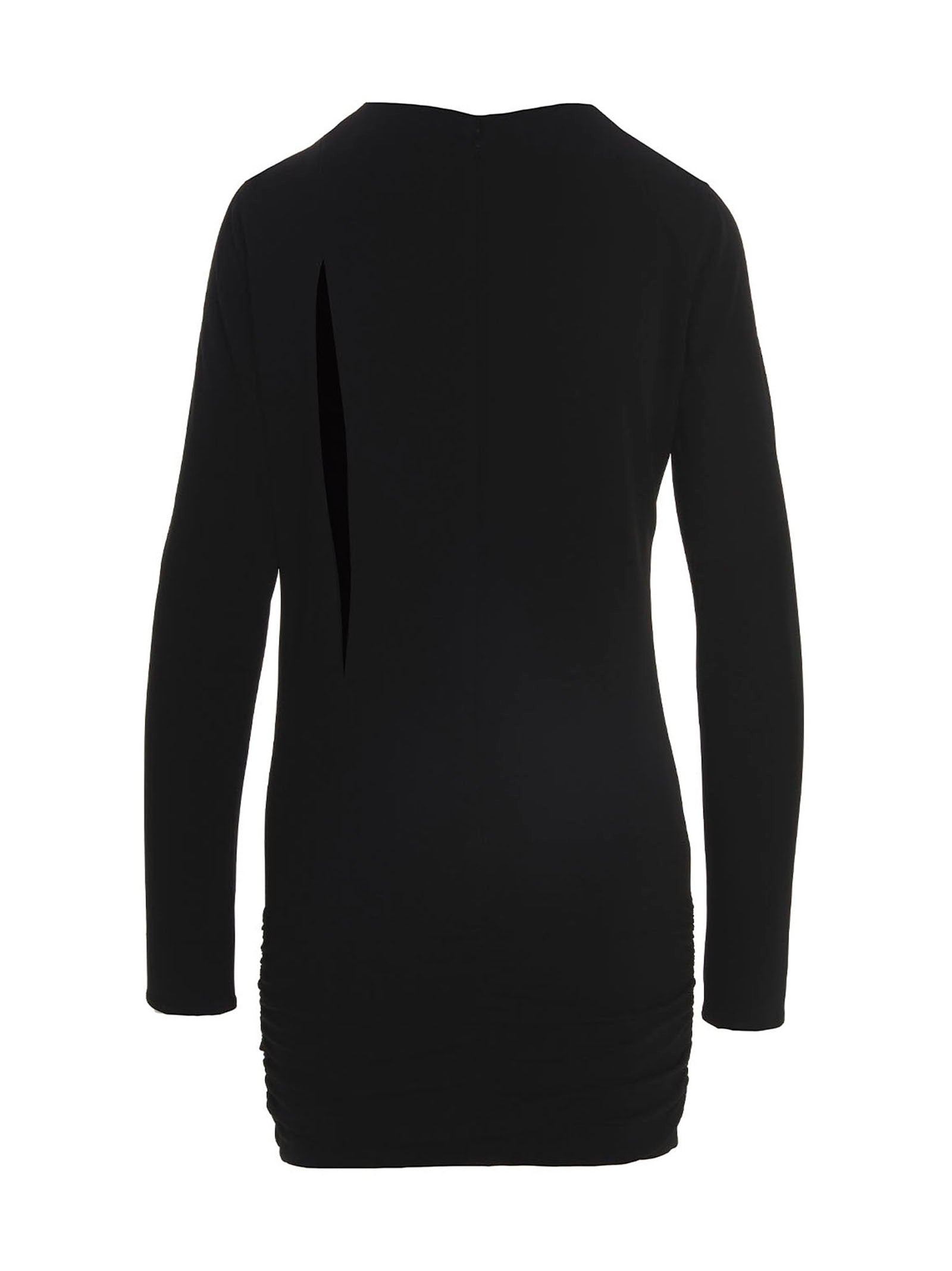 Versace Black Viscose Short Women's Dress