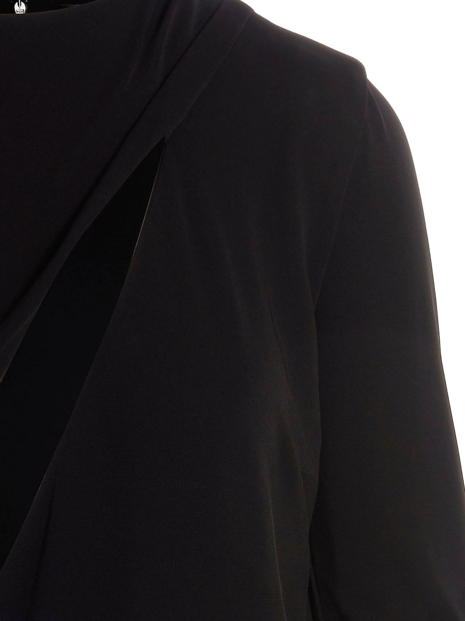 Versace Black Viscose Short Women's Dress
