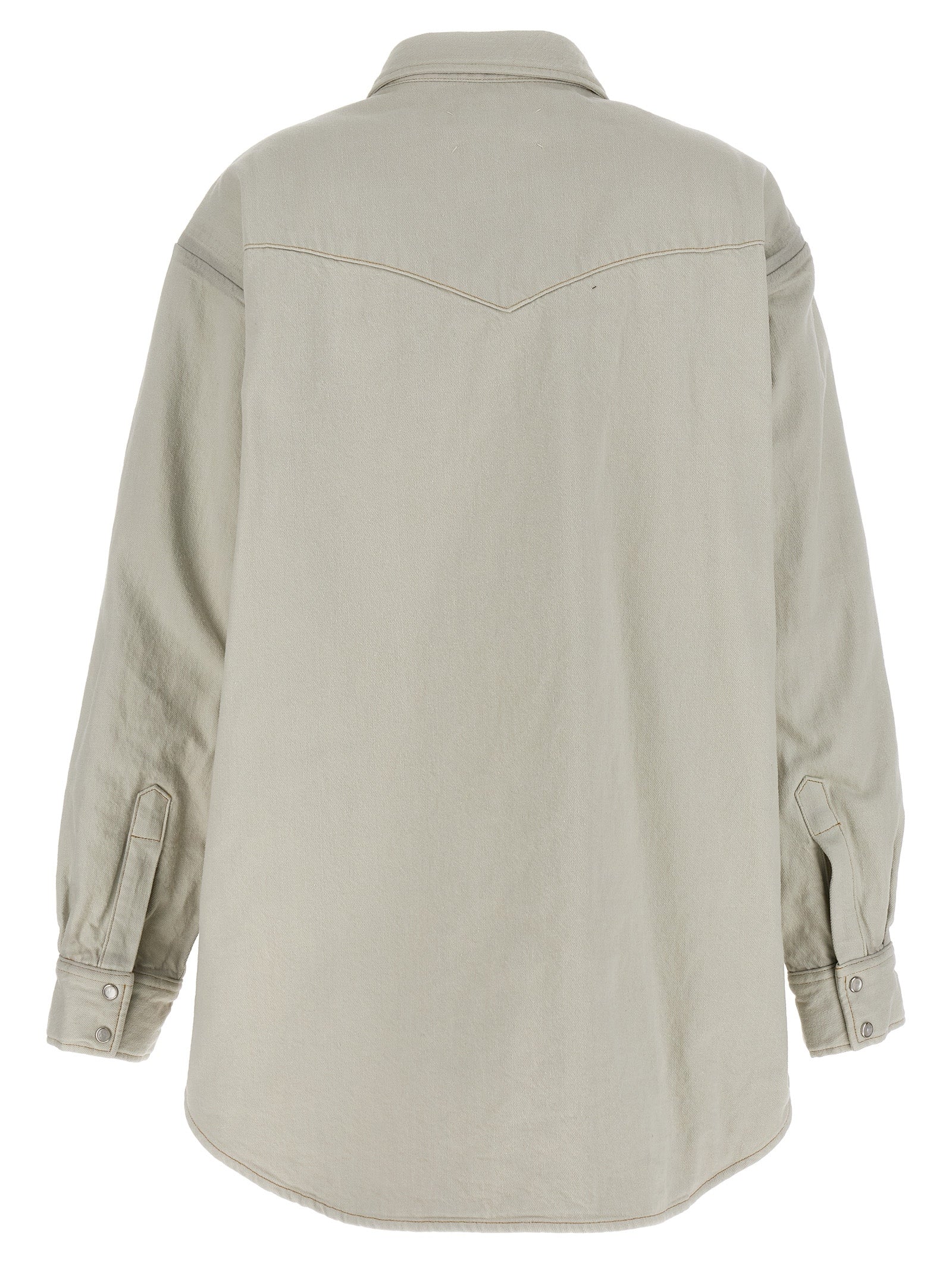 Maison Margiela White Cotton Denim Women's Jacket