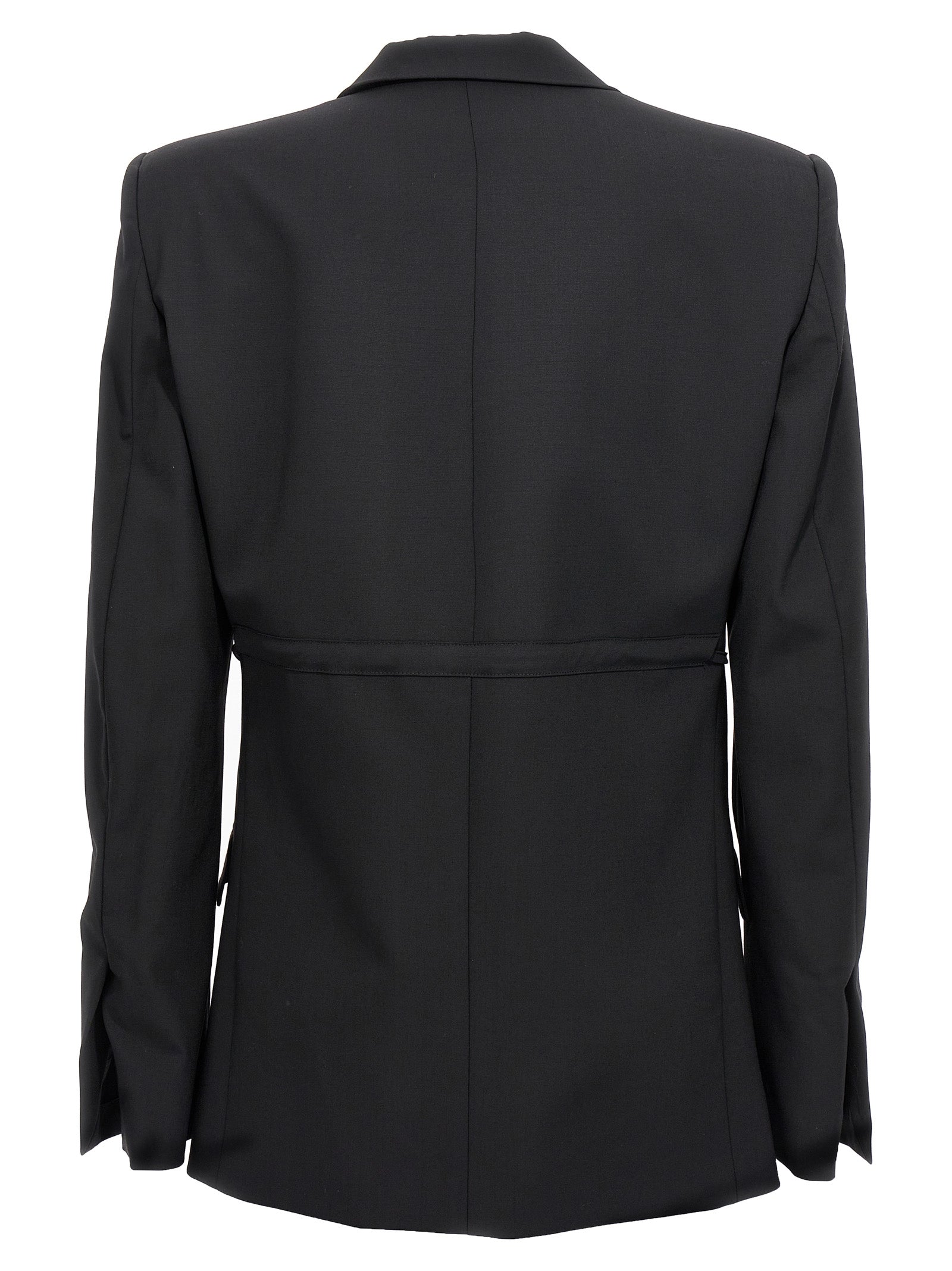 Nensi Dojaka Black Virgin Wool Women's Blazer