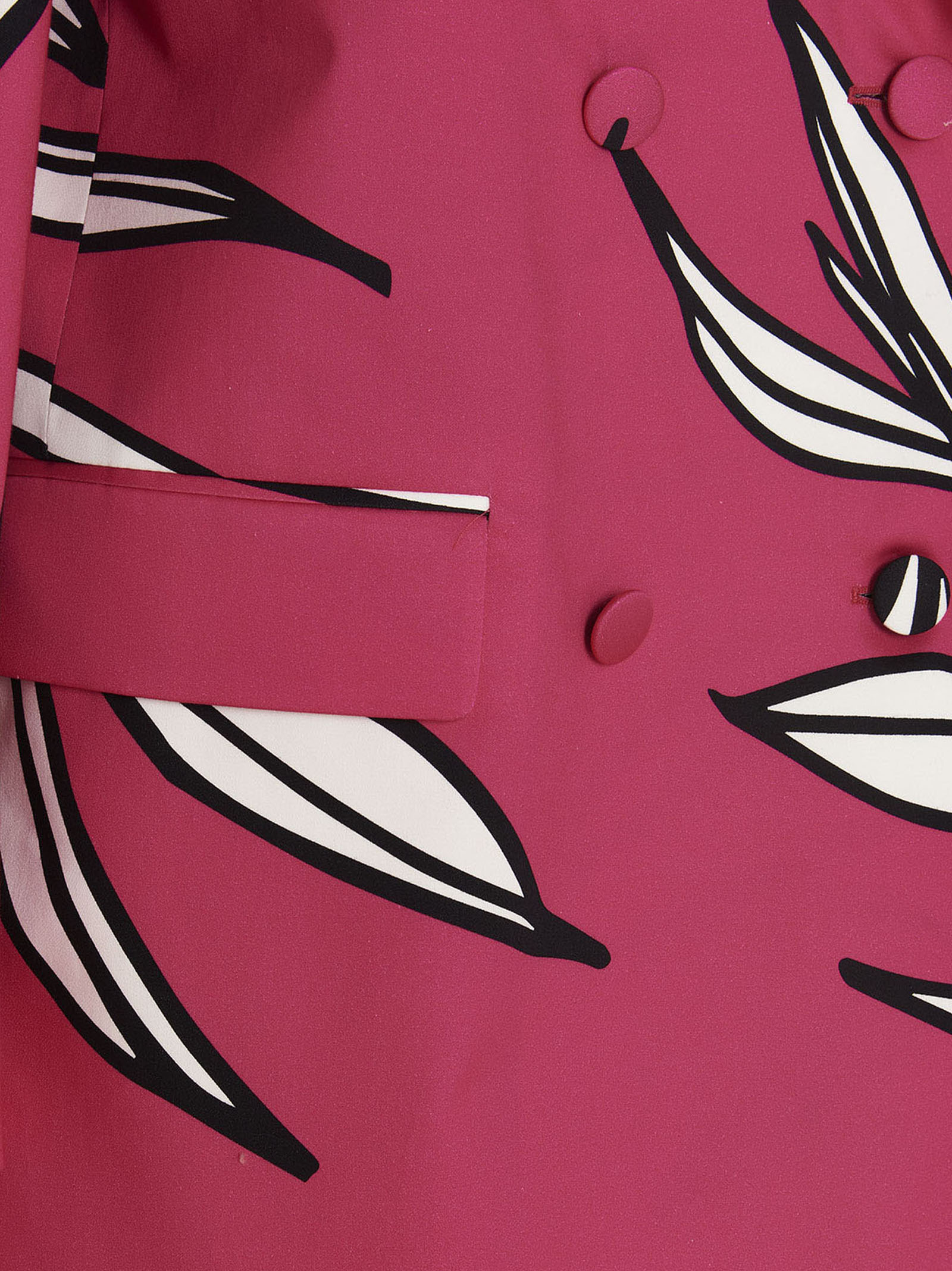 ROCHAS Fuchsia Cotton Women's Blazer