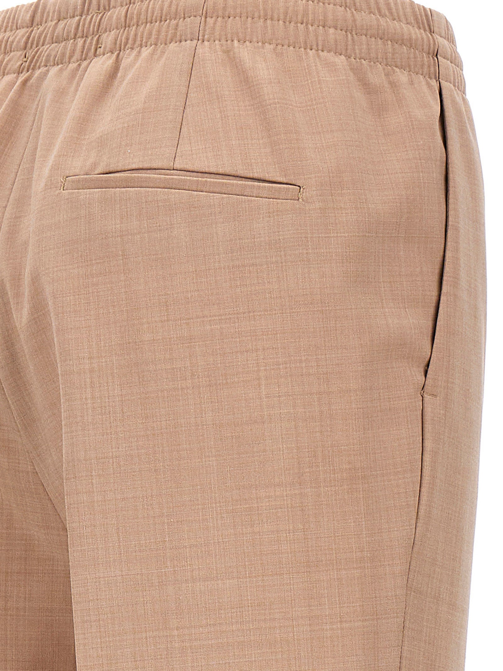 CELLAR DOOR Beige Polyester Casual Women's Pants