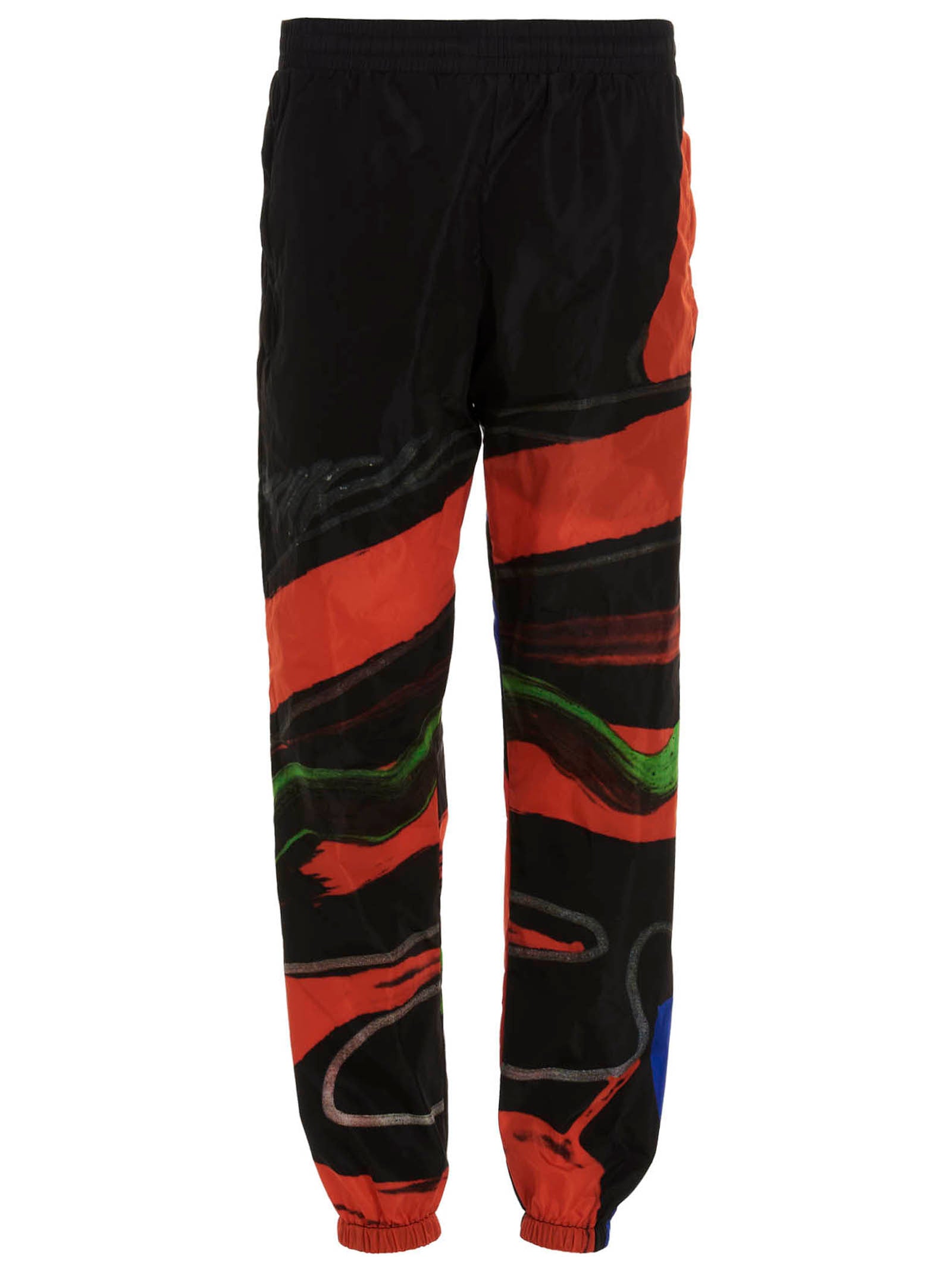 Moschino Black Polyamide Athletic Men's Pants
