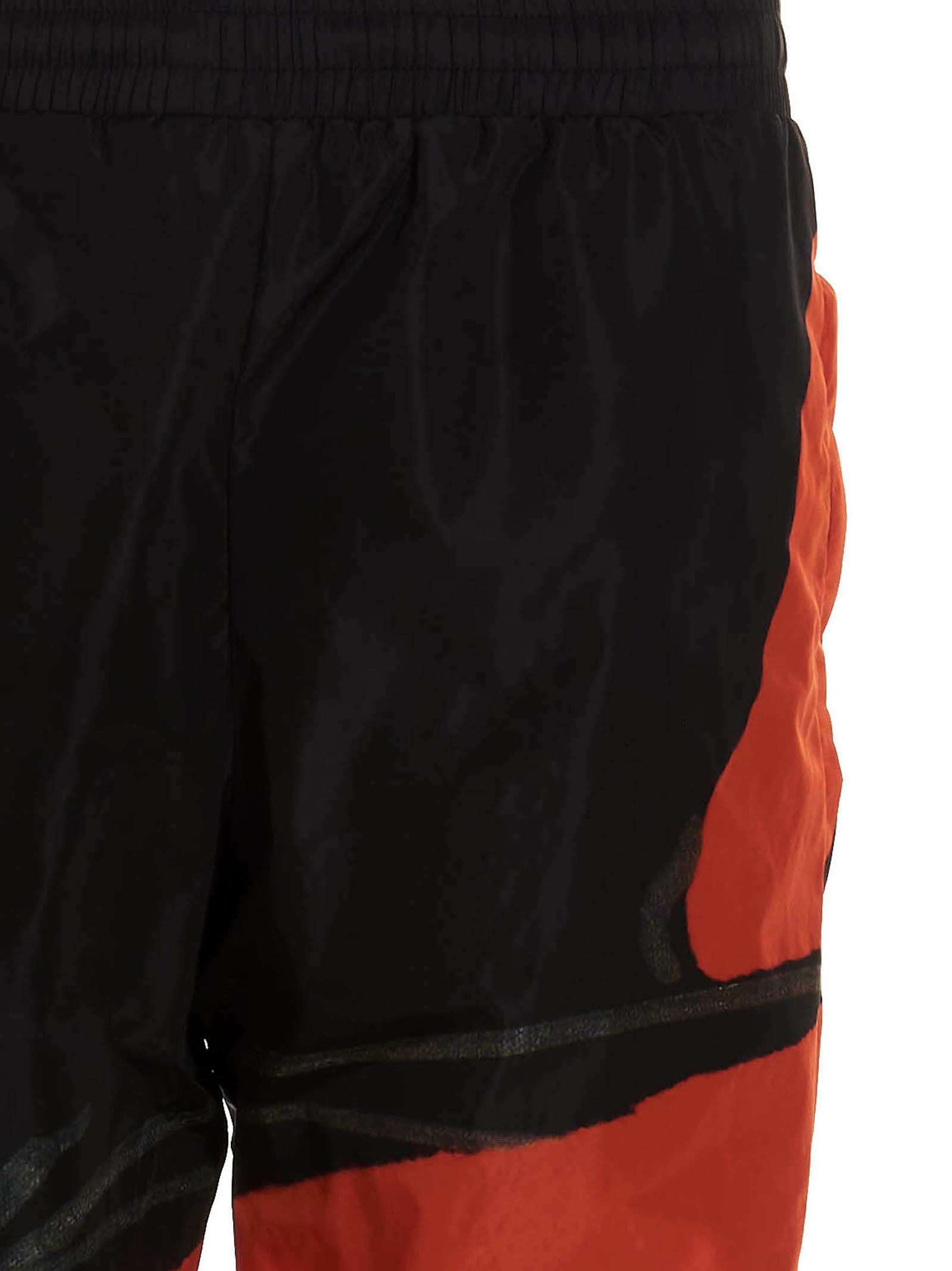 Moschino Black Polyamide Athletic Men's Pants