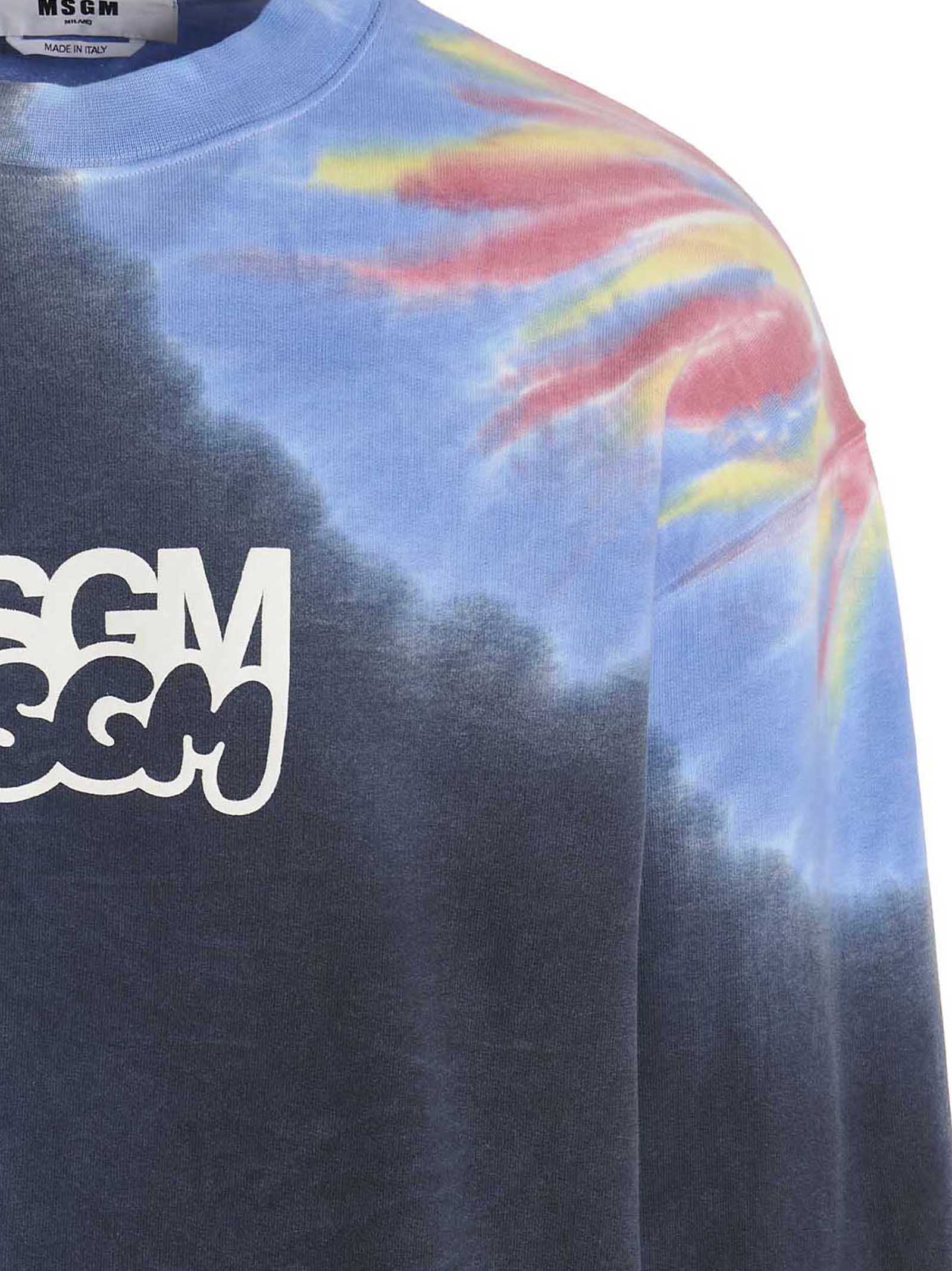 MSGM Multicolor Cotton Men's Sweatshirt