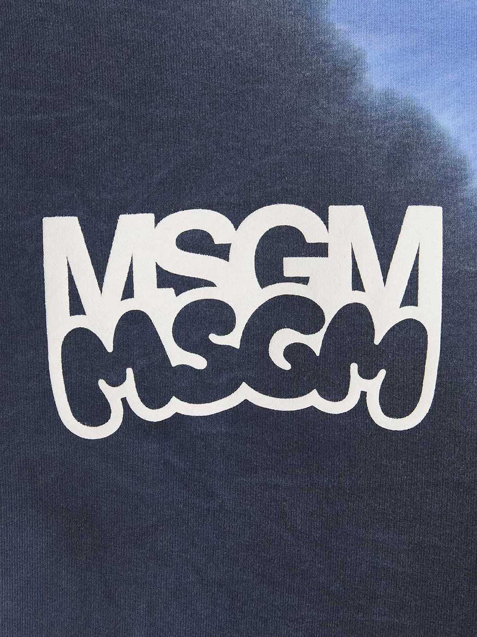 MSGM Multicolor Cotton Men's Sweatshirt