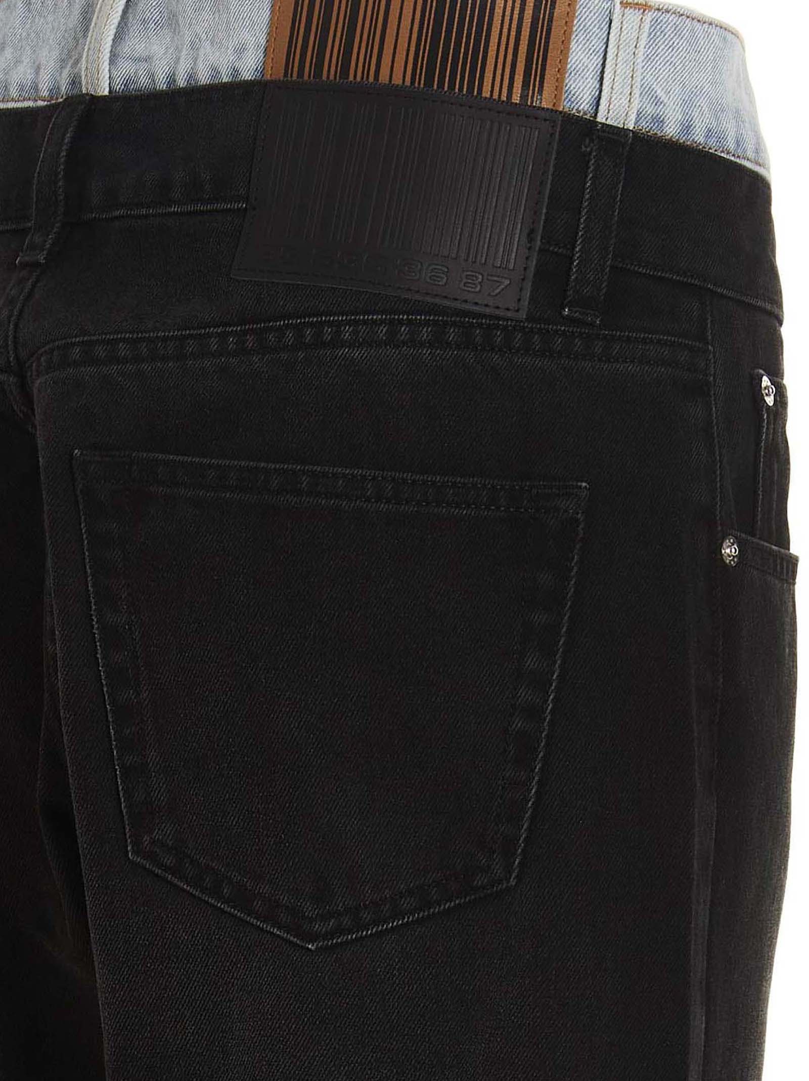 VTMNTS Multicolor Cotton Straight-Leg Men's Jeans