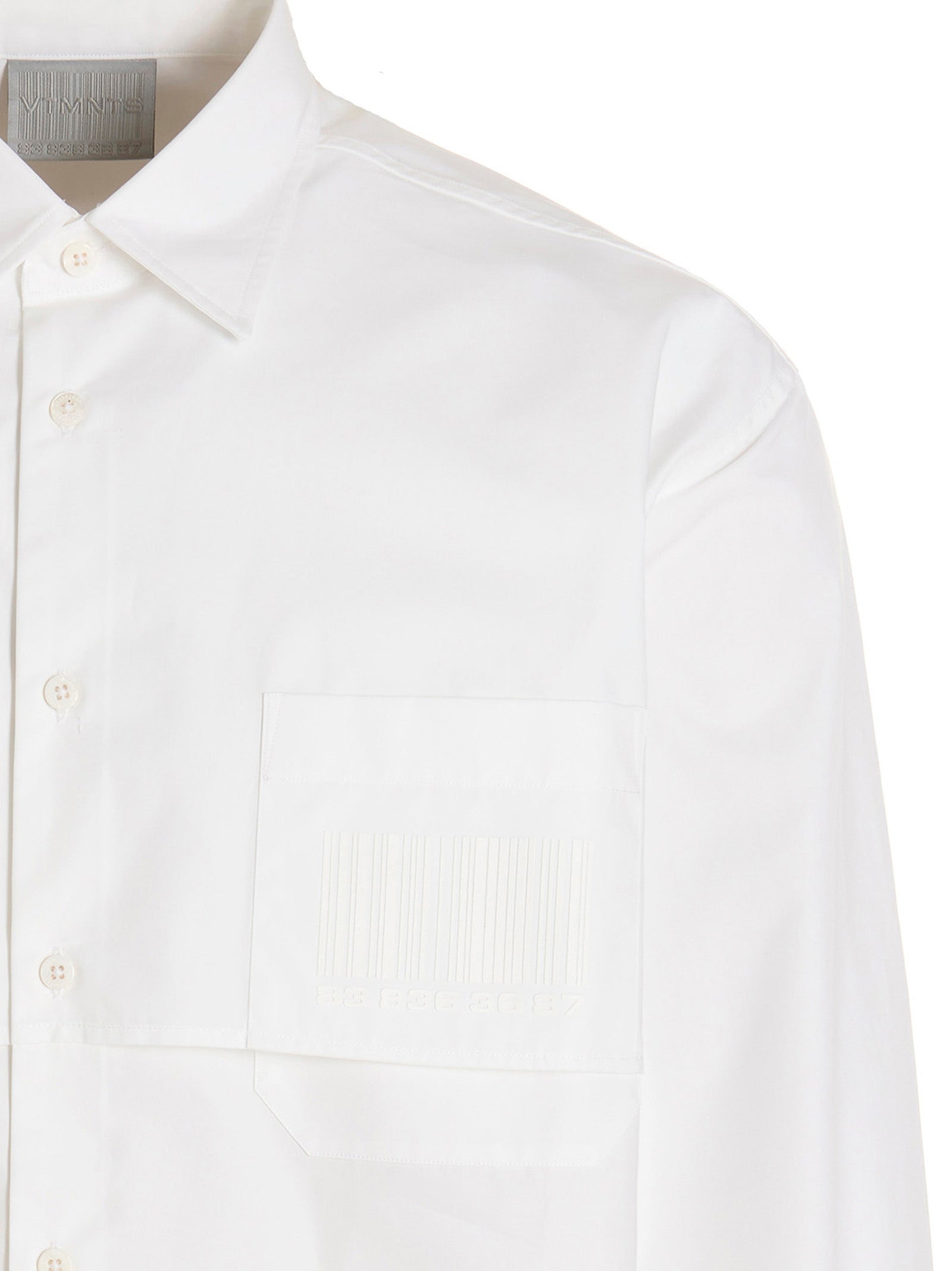 VTMNTS White Cotton Men's Blouse