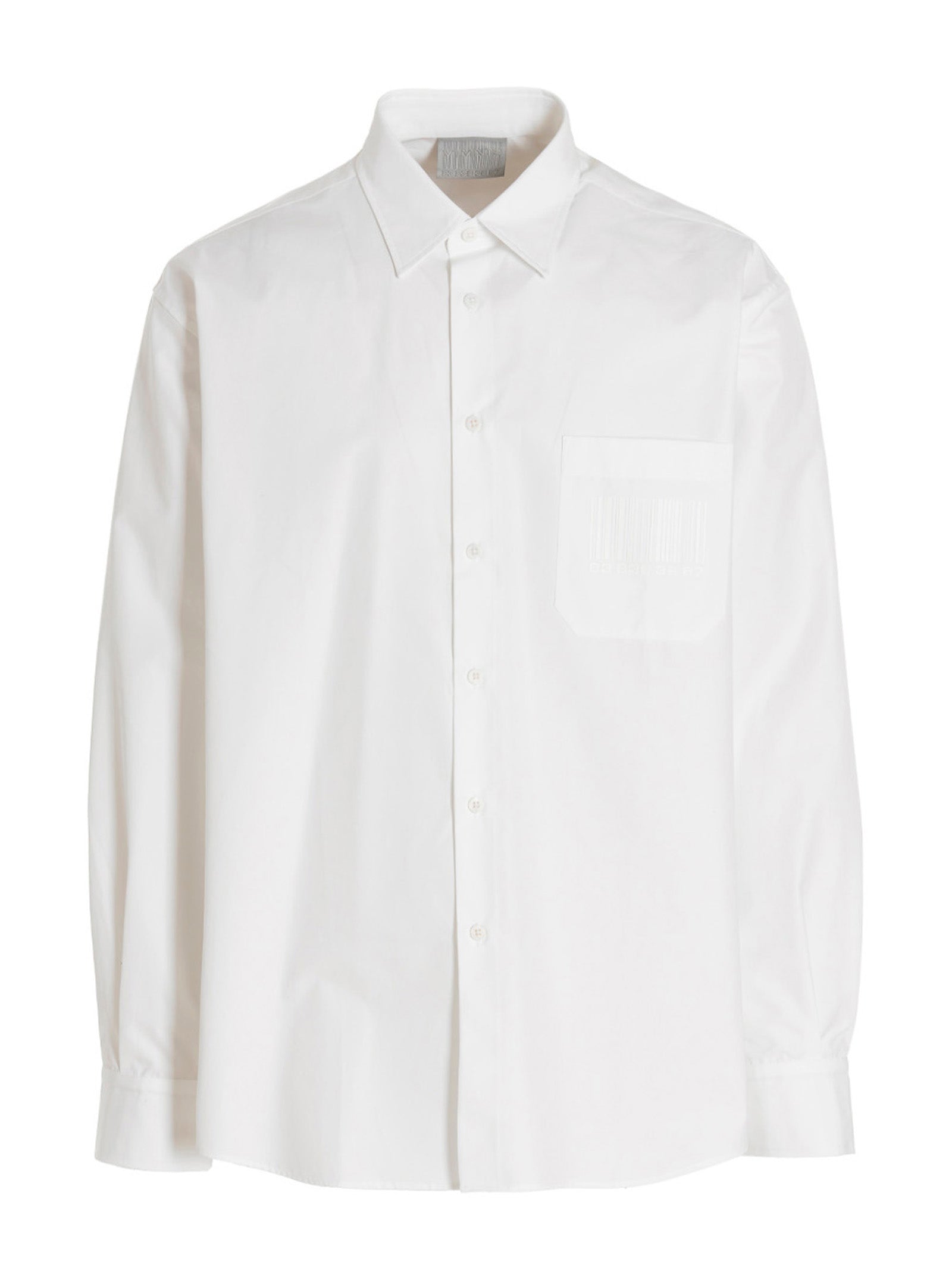VTMNTS White Cotton Men's Blouse