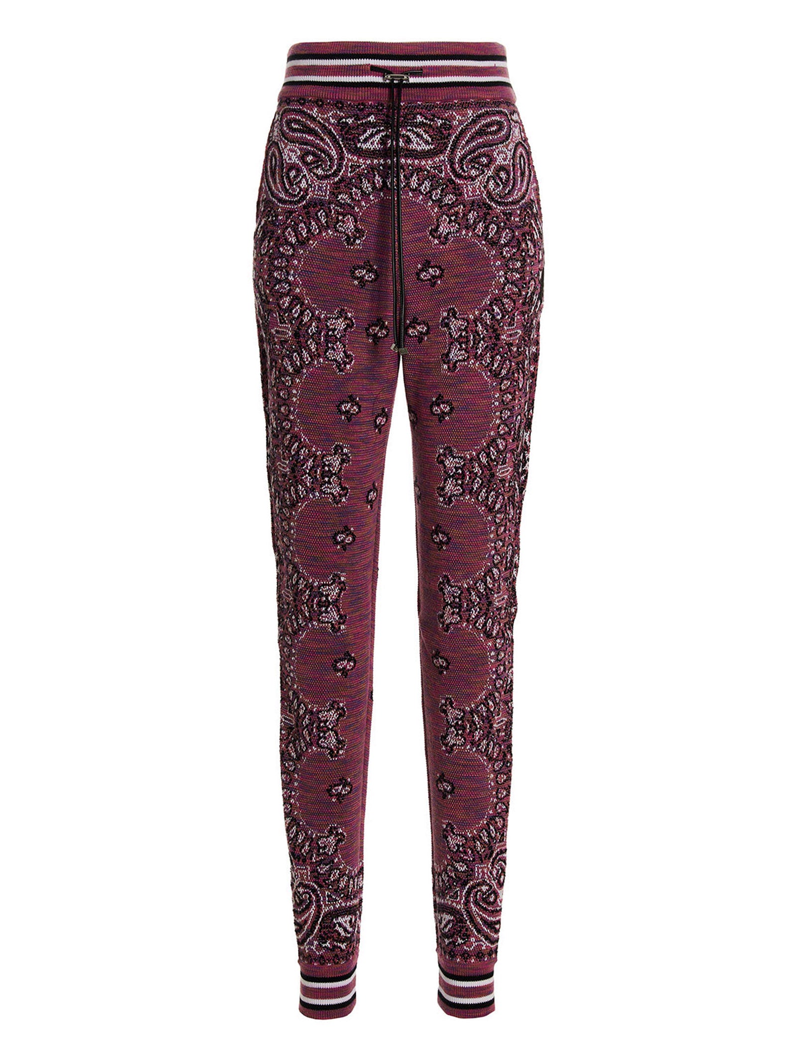 Amiri Purple Cotton Joggers (Workout Women's Pants)