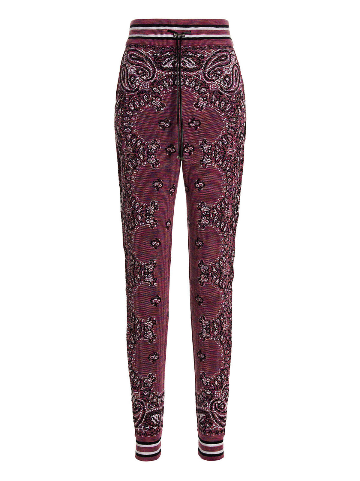 Amiri Purple Cotton Joggers (Workout Women's Pants)