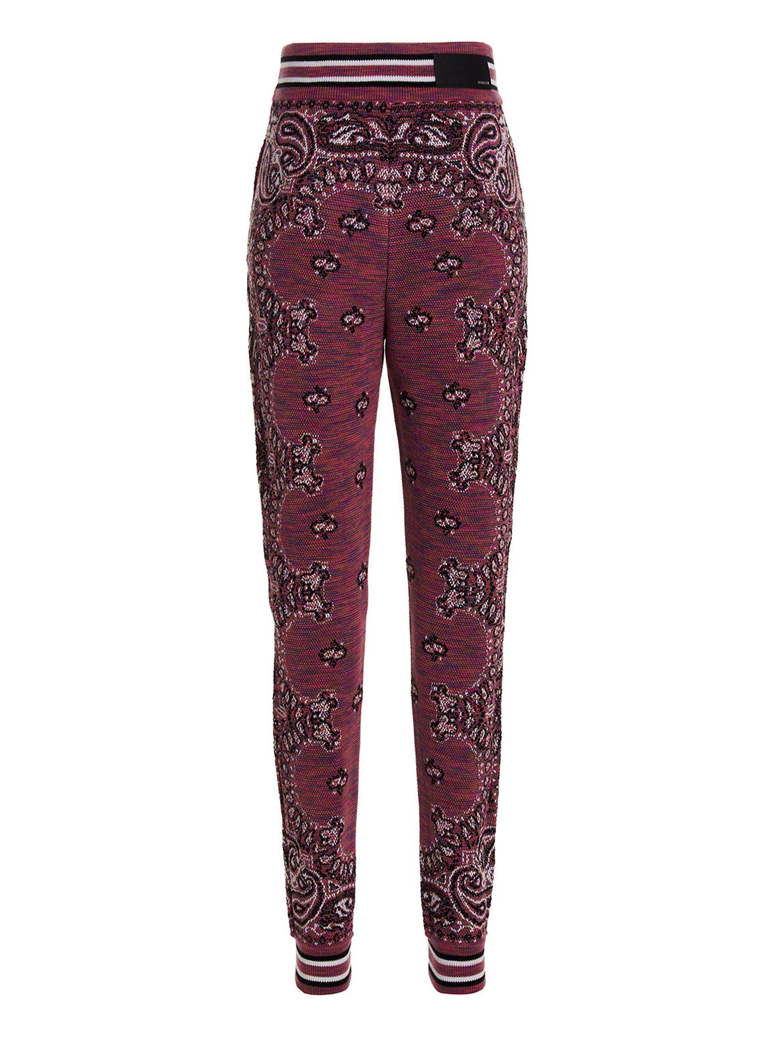 Amiri Purple Cotton Joggers (Workout Women's Pants)
